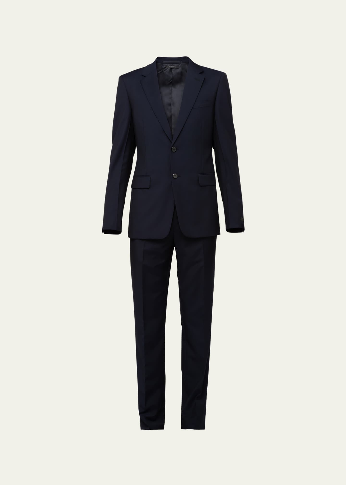 Prada Men's Solid Wool-Mohair Suit Image 1 of 4