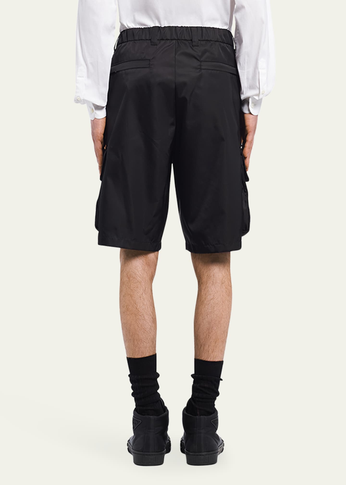 Prada Men's Re-Nylon Shorts Image 3 of 5