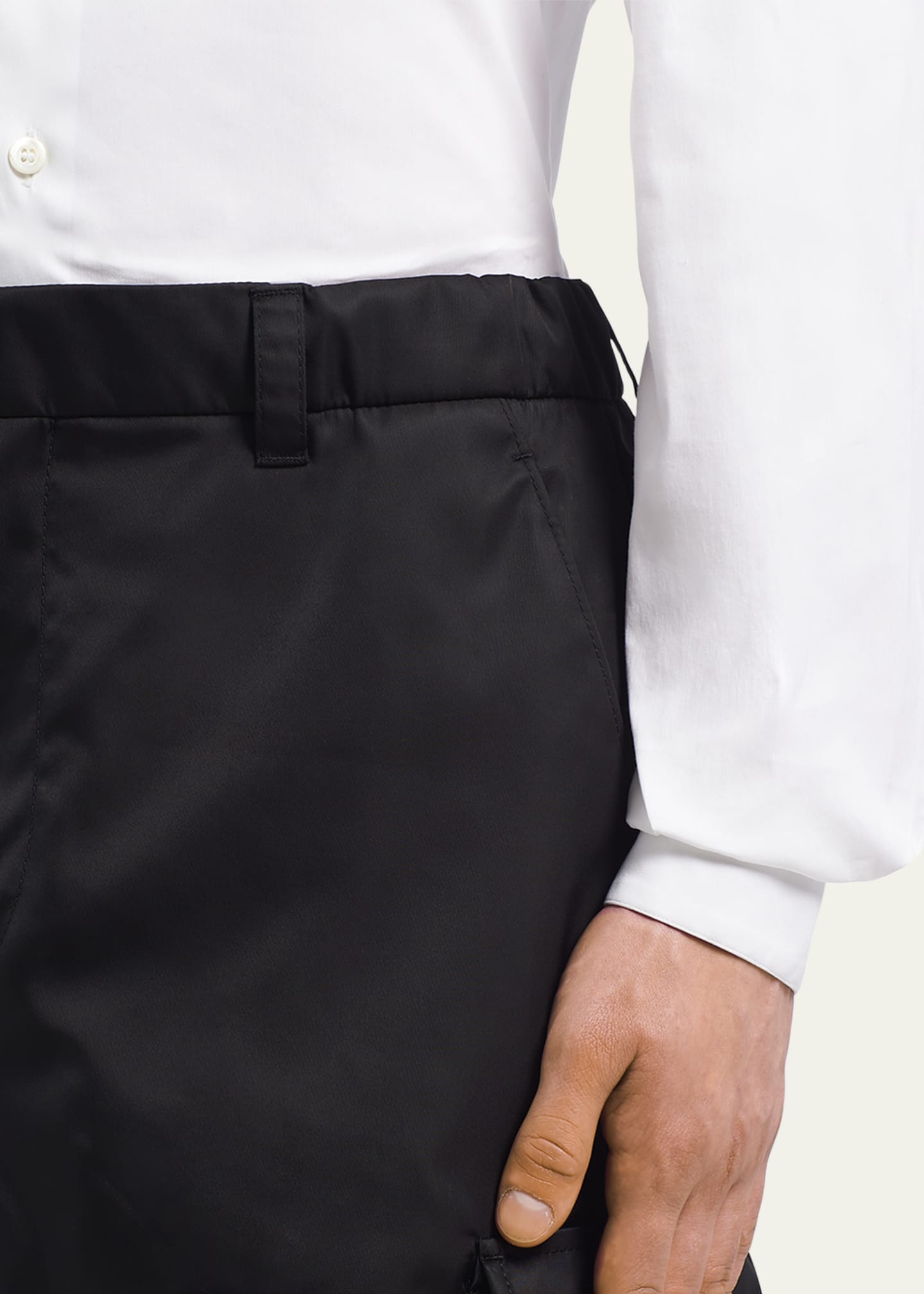 Prada Men's Re-Nylon Shorts Image 5 of 5