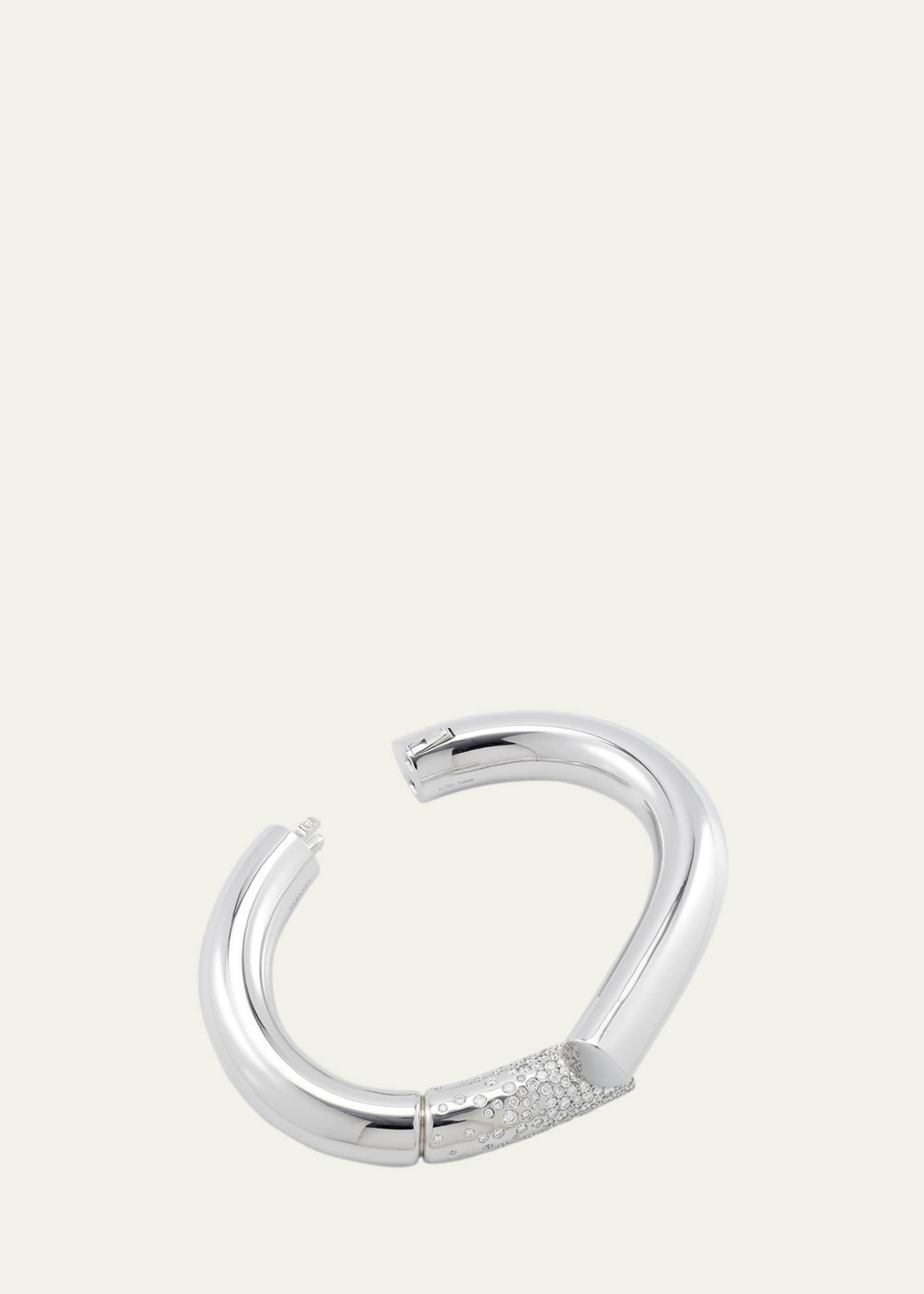 TABAYER Oera 18K White Gold Diamond Pavé Bracelet Image 4 of 4