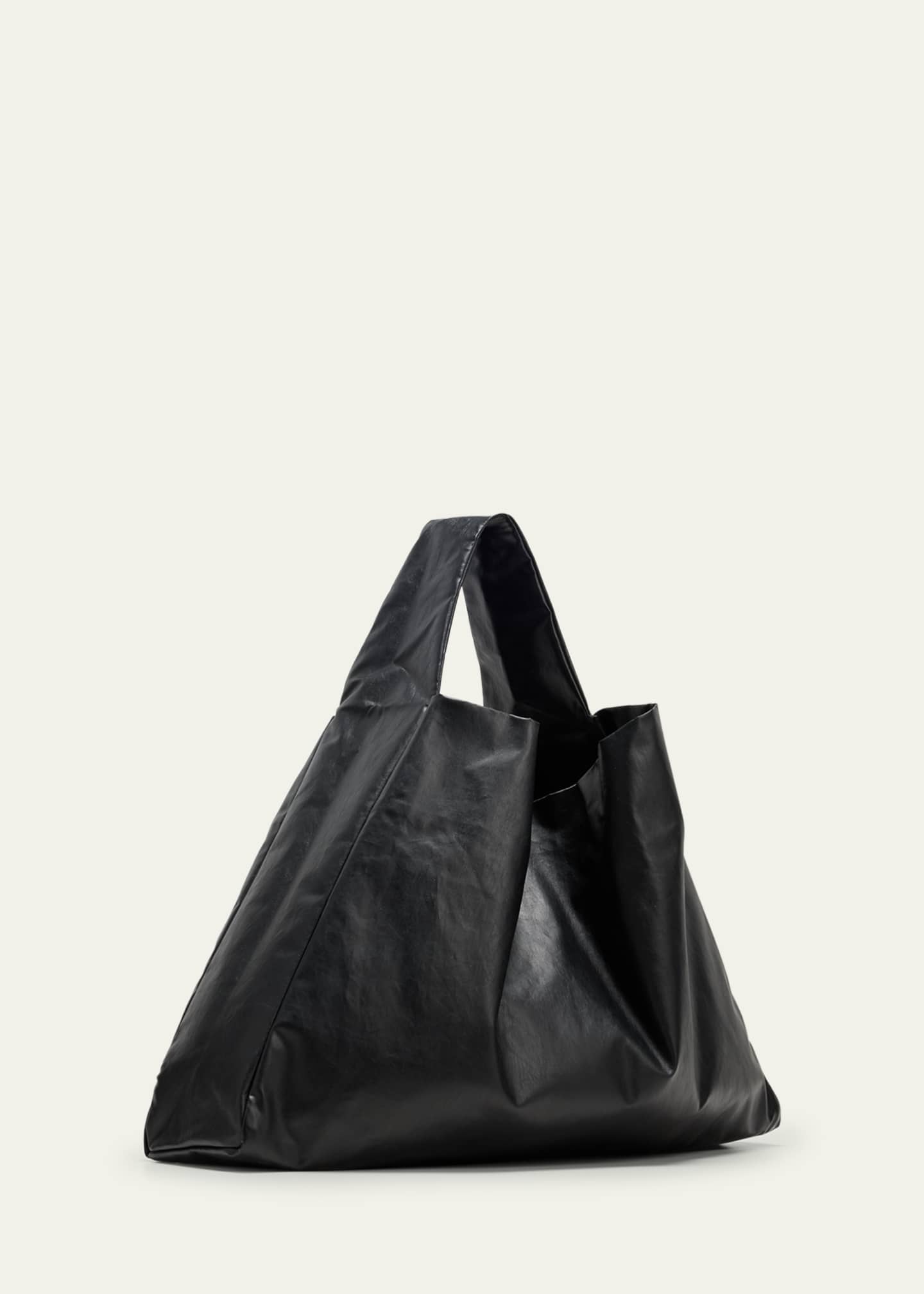 Kassl Editions Sling Oil Crossbody Bag In Black - 60% Off