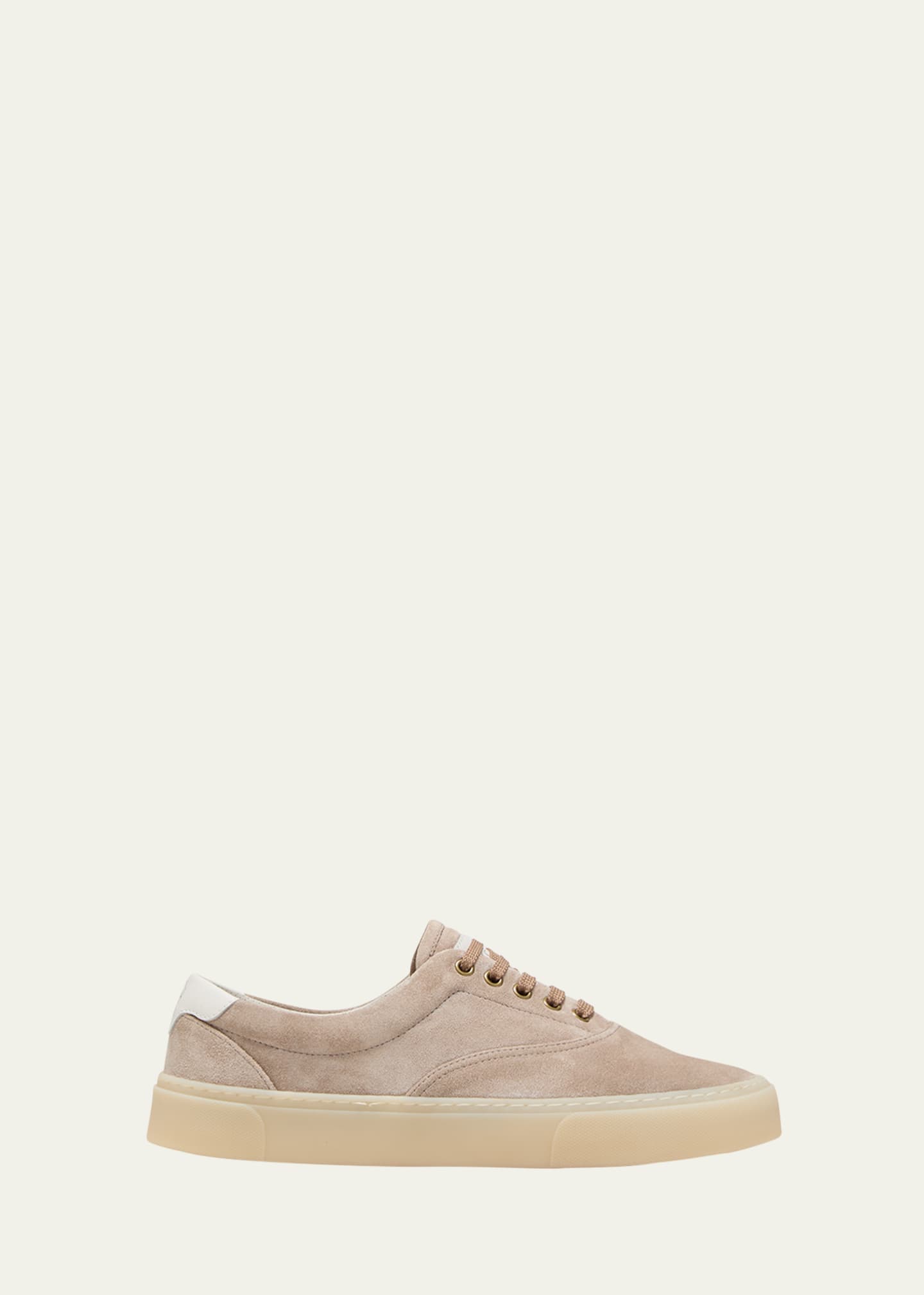 Brunello Cucinelli Men's Suede Sail Sneakers Image 1 of 2