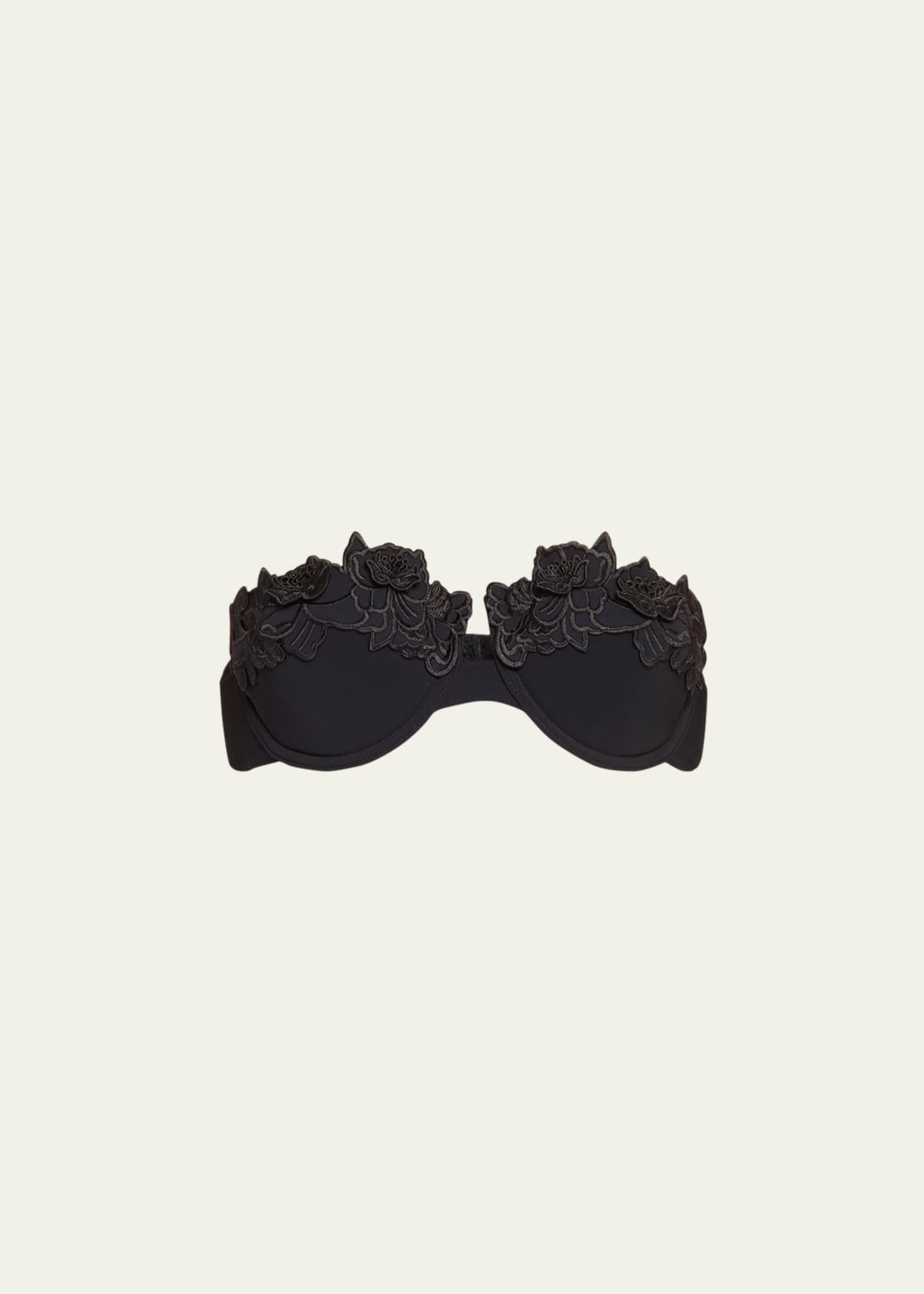 Zimmermann Halliday Embroidered Bikini Top Image 1 of 4