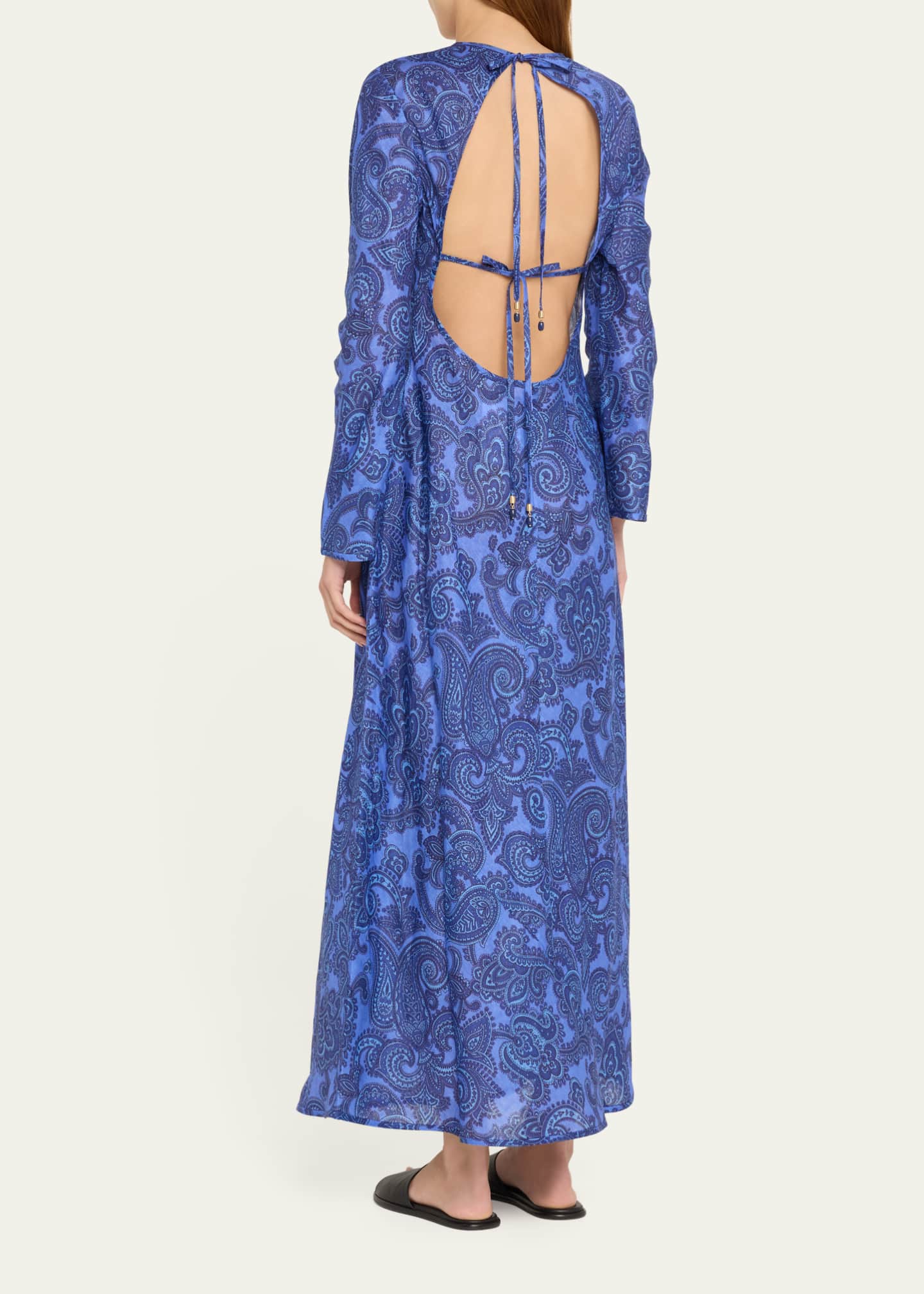Zimmermann Ottie Bias Backless Dress Image 3 of 5