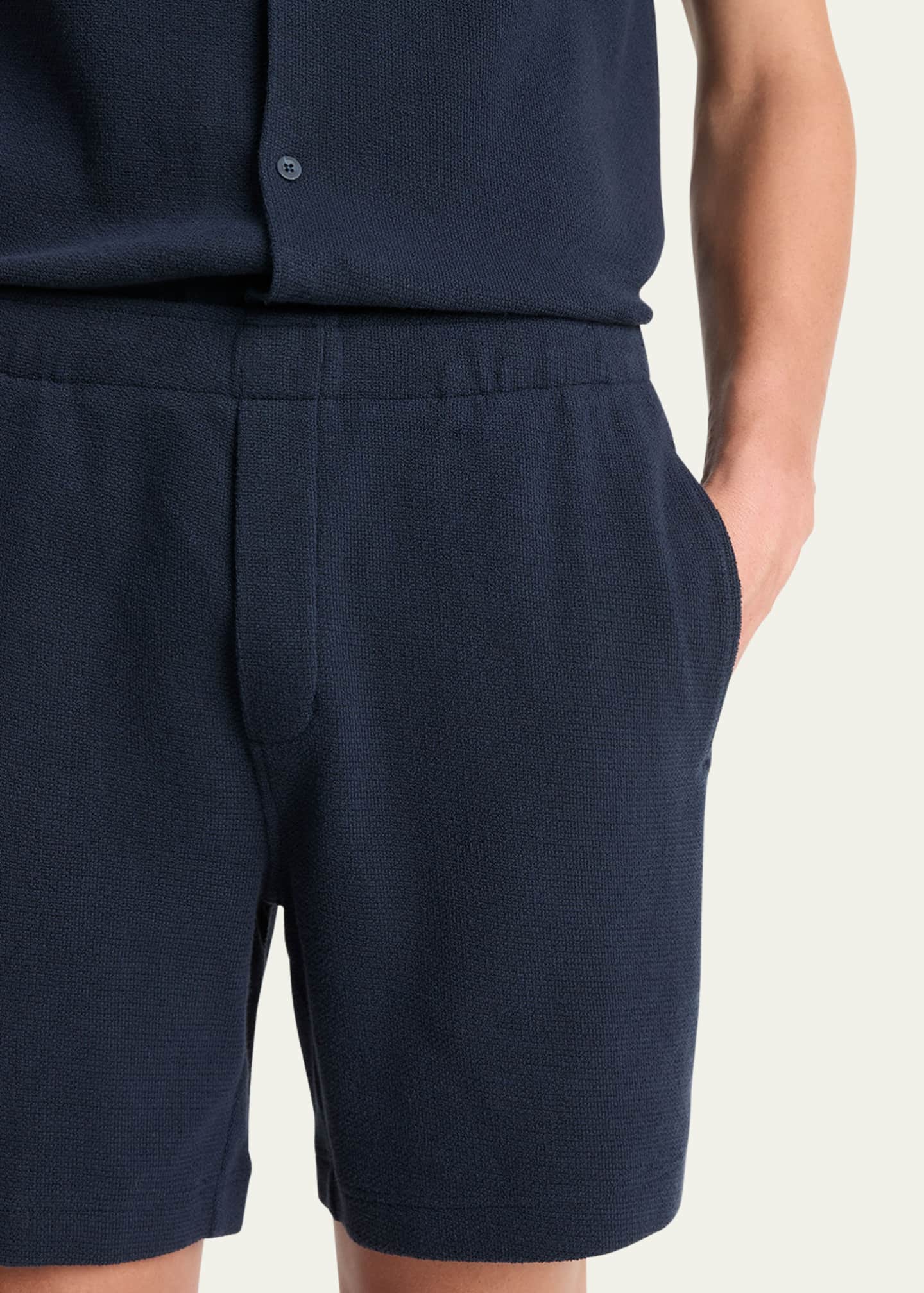 Vince Men's Boucle Pull-On Shorts Image 5 of 5