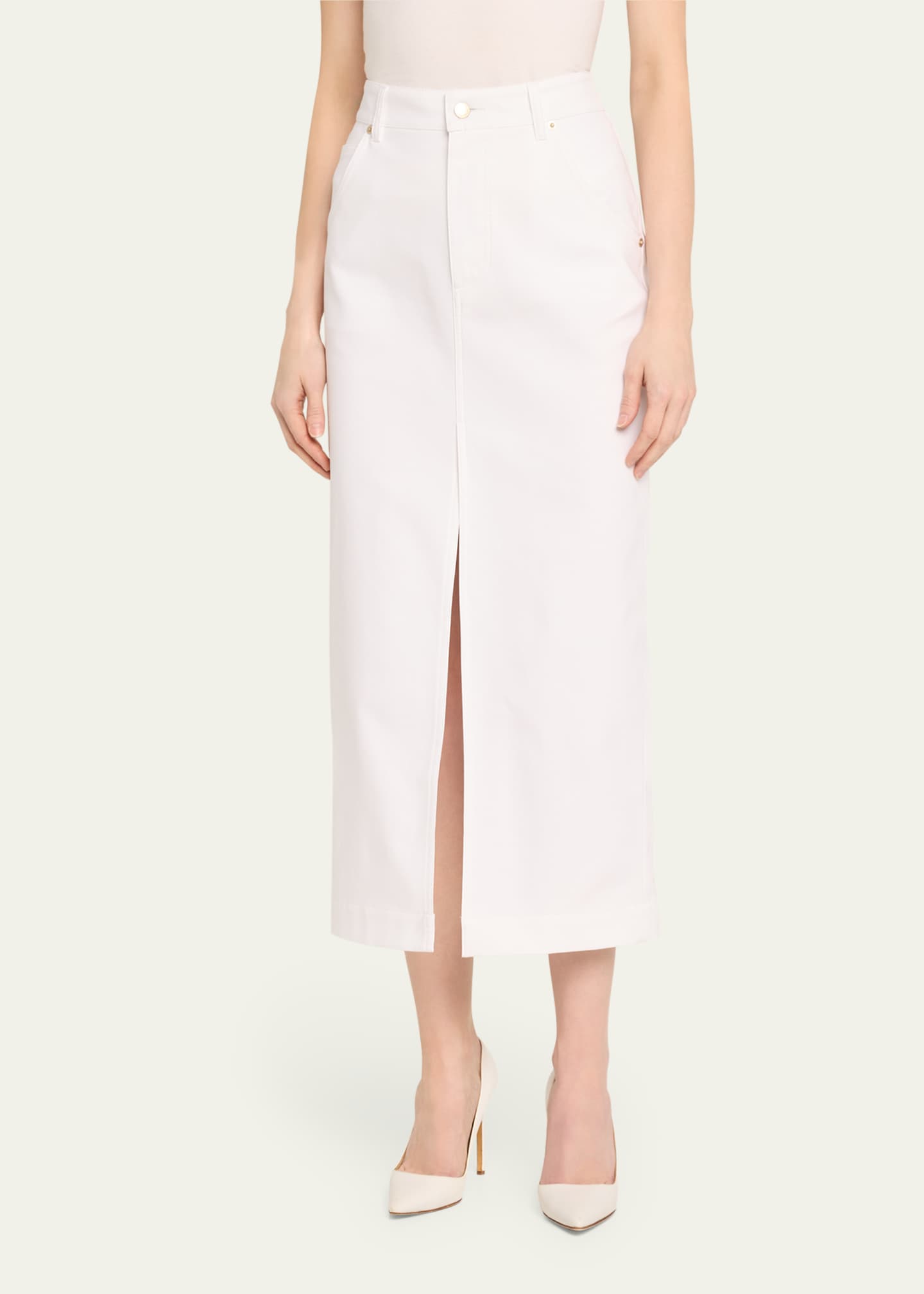 DARKPARK Erika Denim Midi Skirt Image 4 of 5