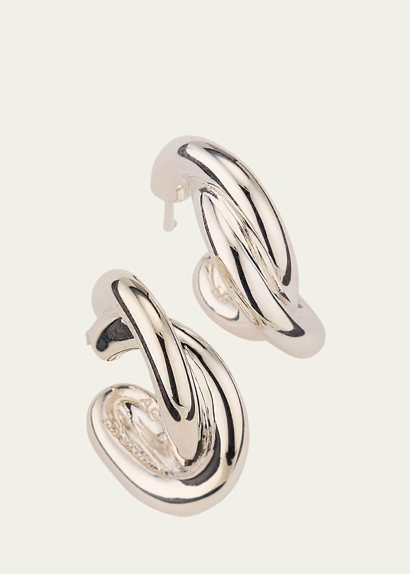 LIE STUDIO The Diana 18K Gold Plated Statement Earrings Image 3 of 4