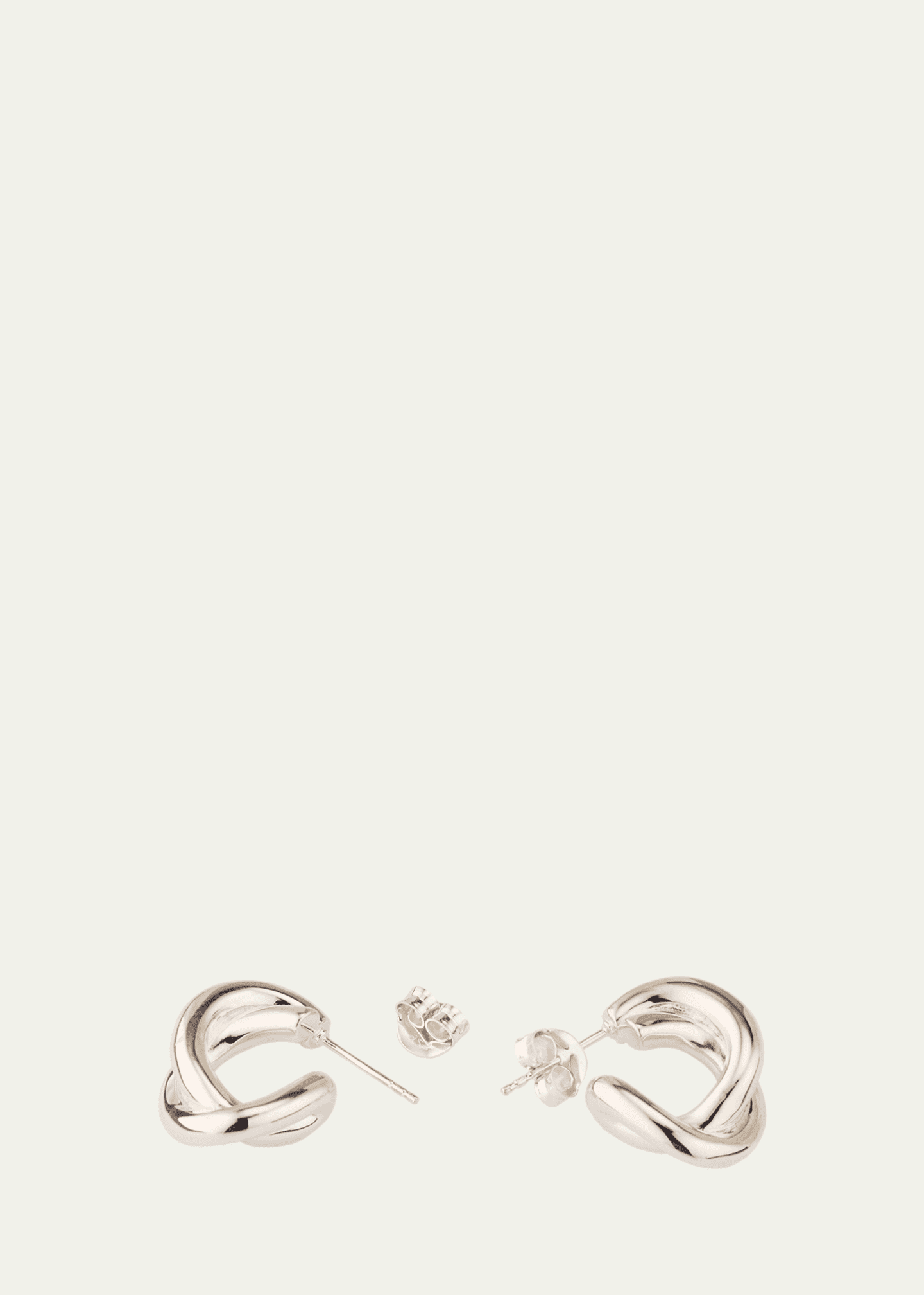 LIE STUDIO The Diana 18K Gold Plated Statement Earrings Image 4 of 4