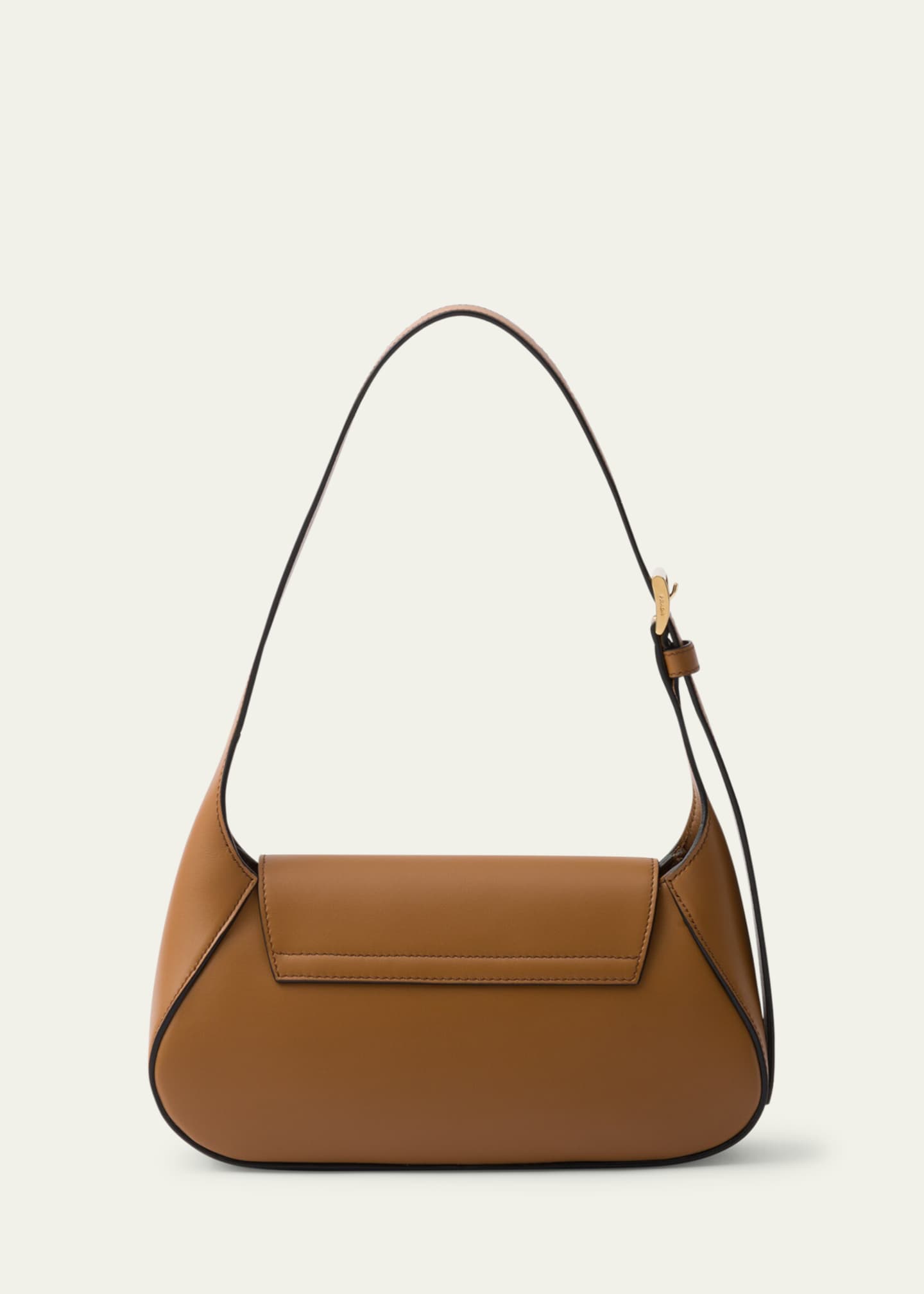 Prada City Flap Leather Shoulder Bag Image 3 of 5