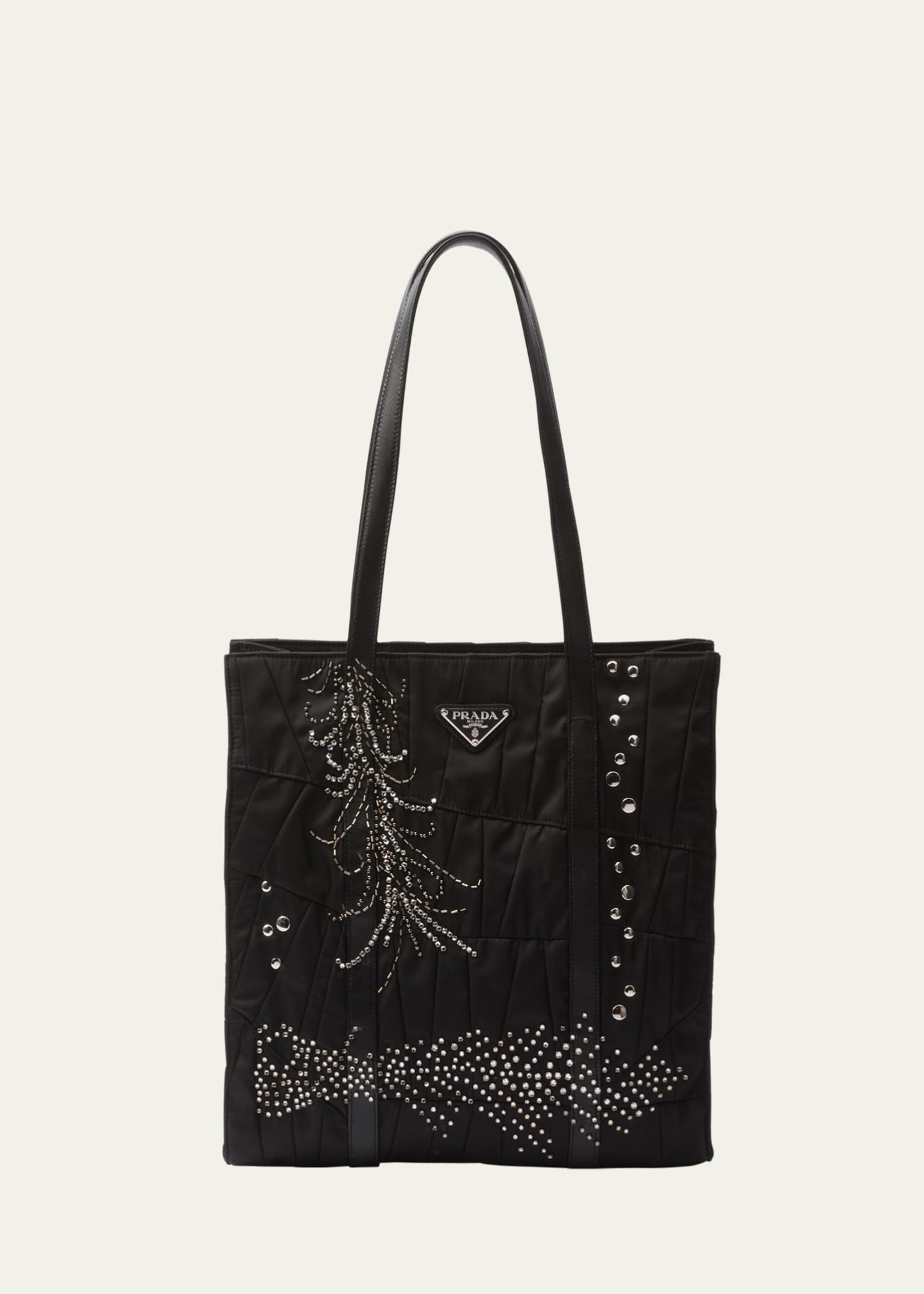 Prada cloth tote bag new arrivals