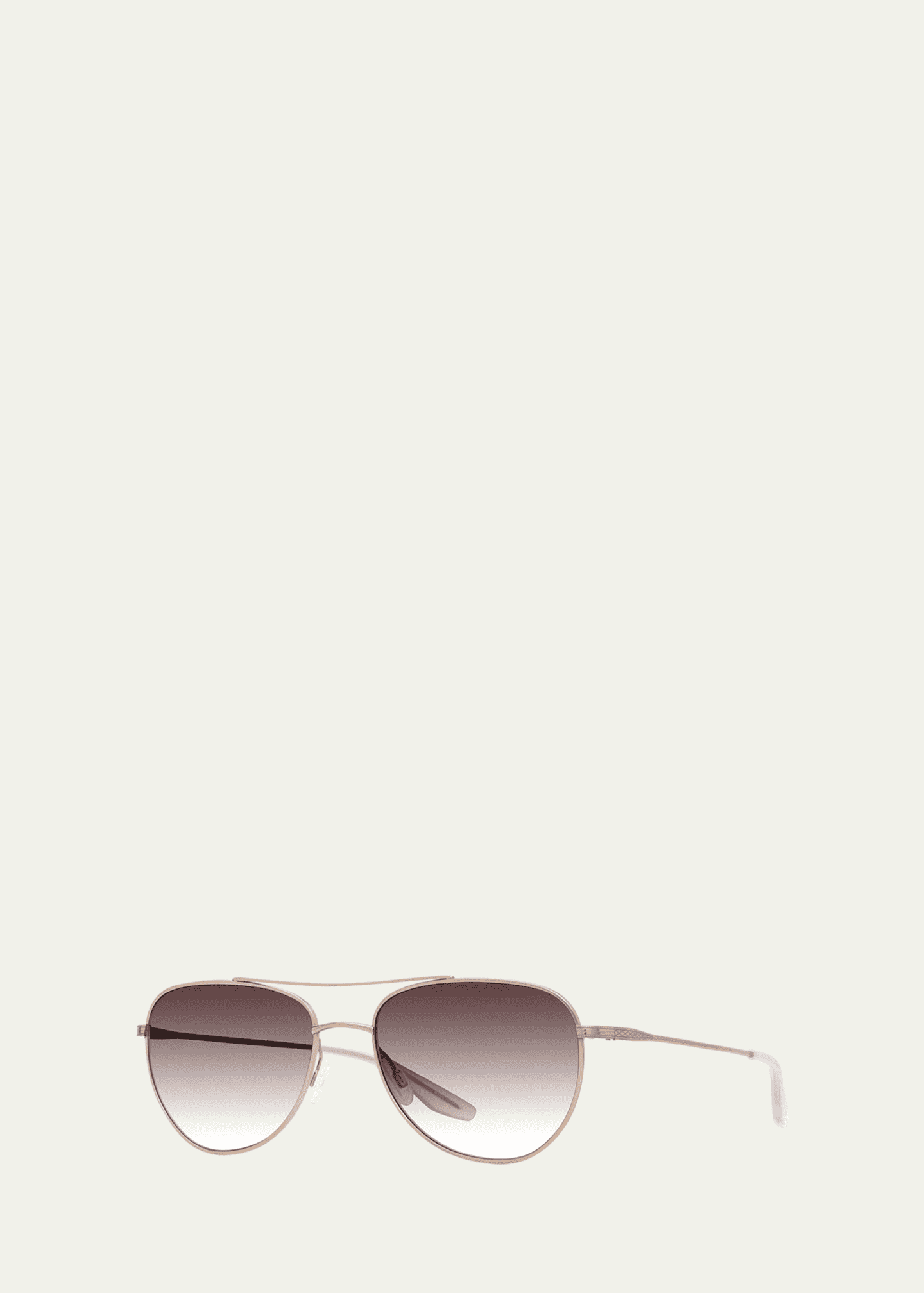 Barton Perreira Aerial Rose Gold Titanium Aviator Sunglasses Image 2 of 3