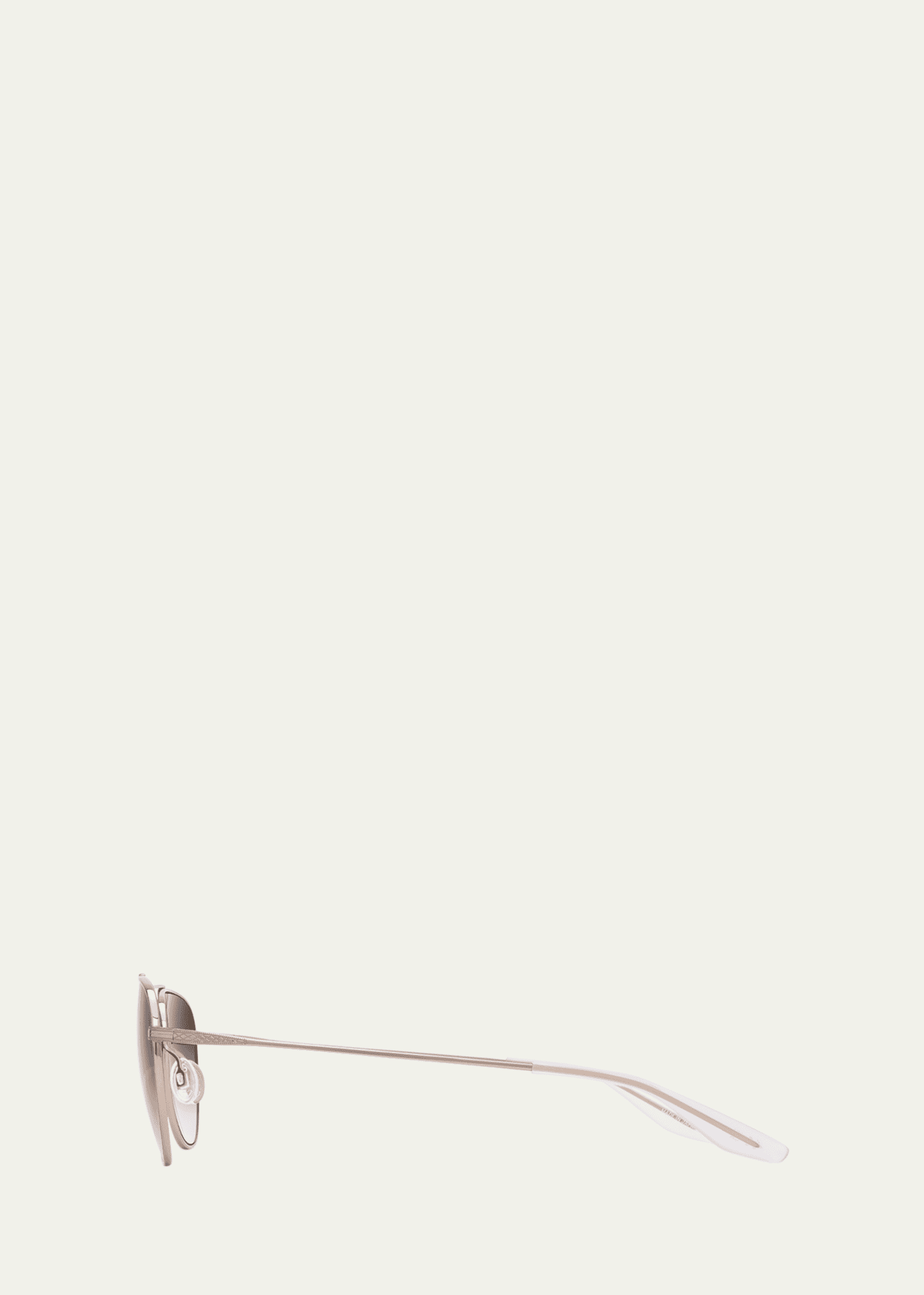 Barton Perreira Aerial Rose Gold Titanium Aviator Sunglasses Image 3 of 3