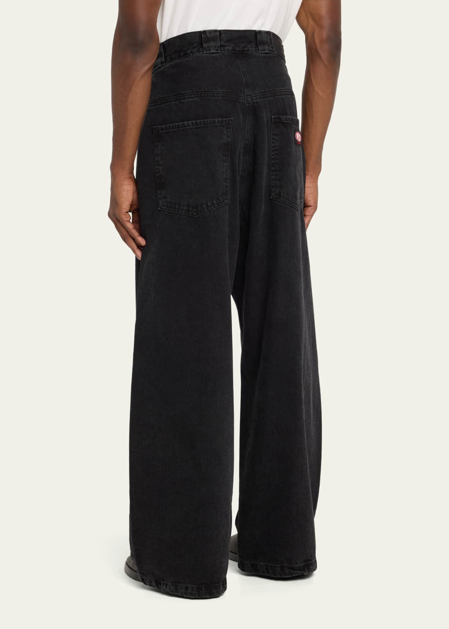 Willy Chavarria Men's Santee Alley Wide-Leg Jeans Image 3 of 5