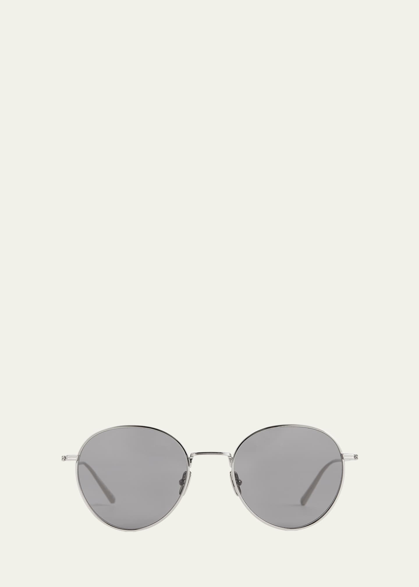 Toteme The Rounds Stainless Steel Round Sunglasses Image 1 of 3