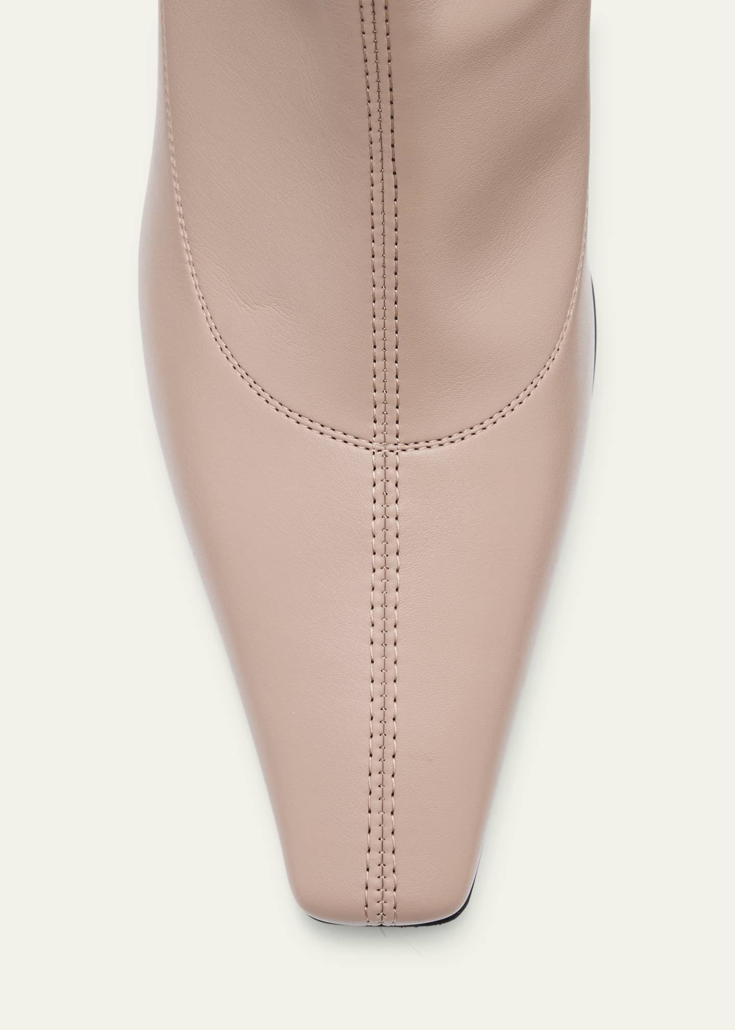 Giuseppe Zanotti Barbaro Stretch Leather Ankle Booties Image 4 of 4