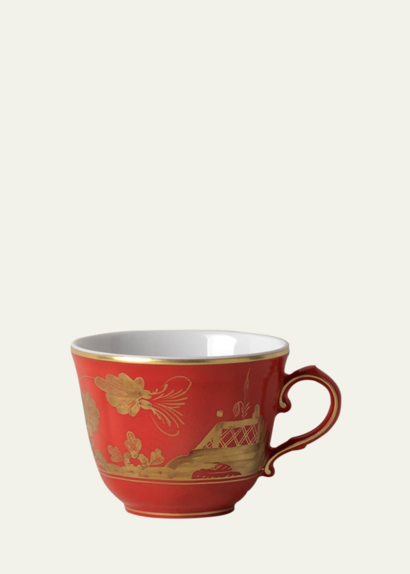 GINORI 1735 Oriente Italiano Gold Coffee Cup, Rubrum Image 1 of 2