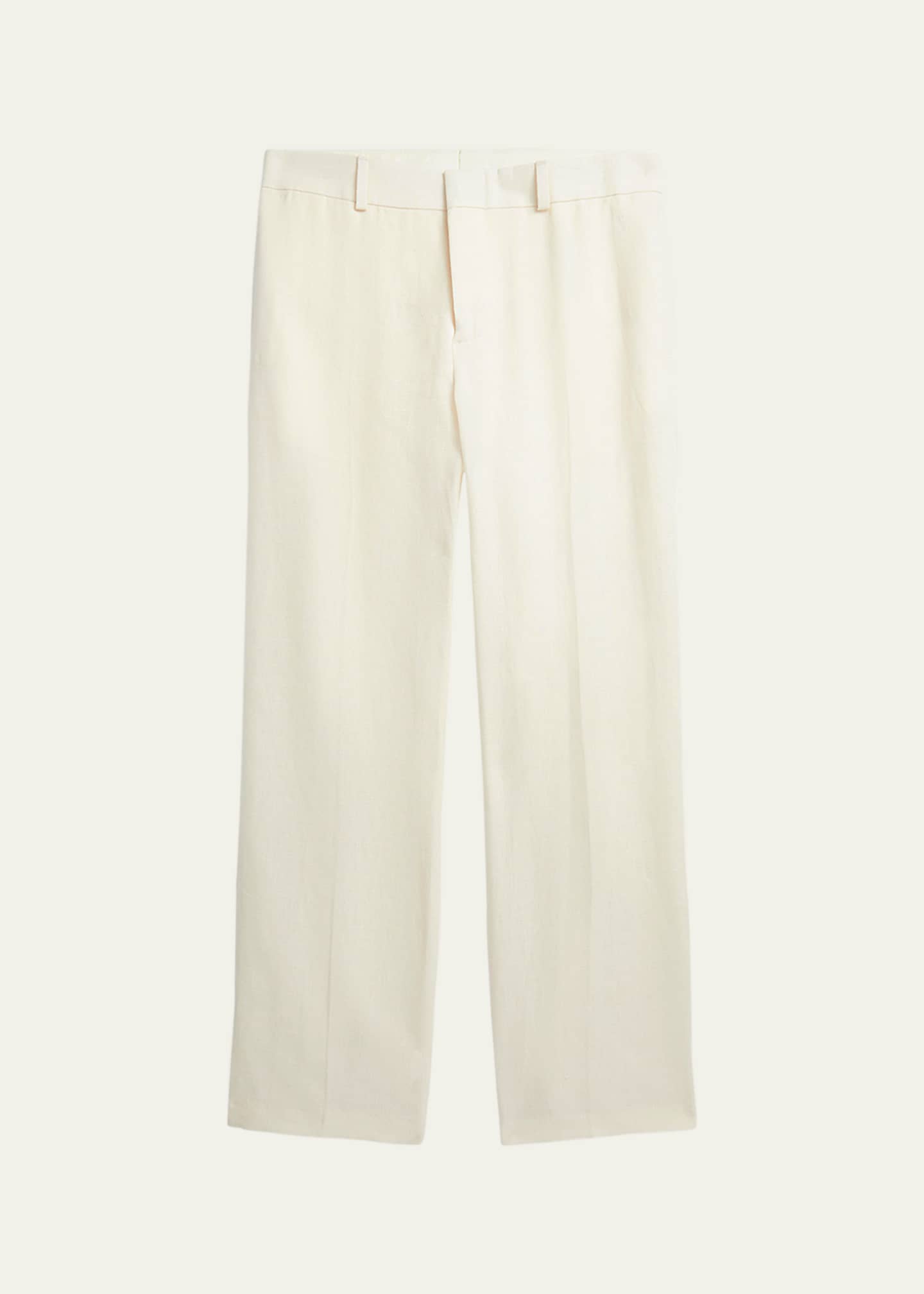 Ralph Lauren Childrenswear Boy's Solid Linen Tailored Trousers, Size 8-16 Image 1 of 2