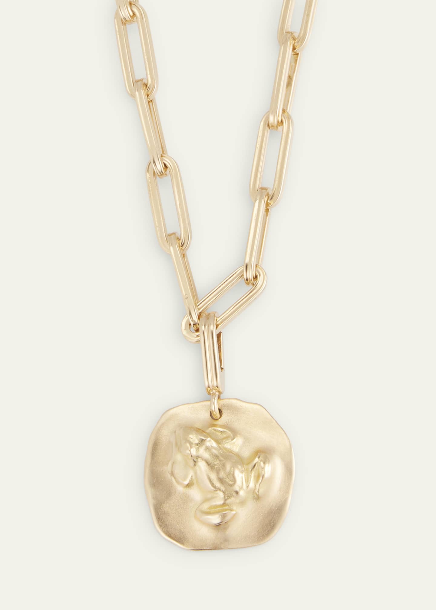 Mellerio 18K Yellow Gold Frog Medal Charm Image 4 of 6