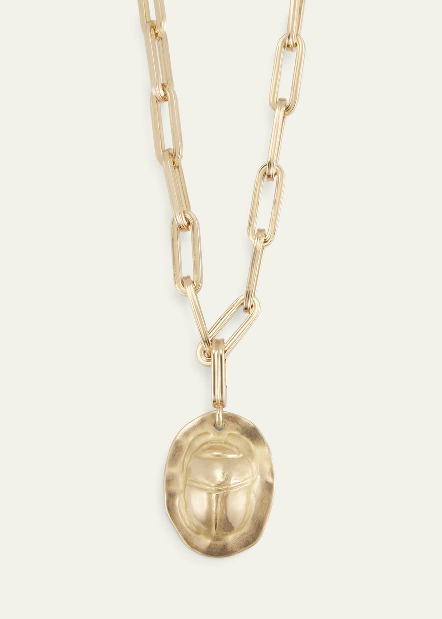 Mellerio 18K Yellow Gold Beetle Medal Charm Image 4 of 6