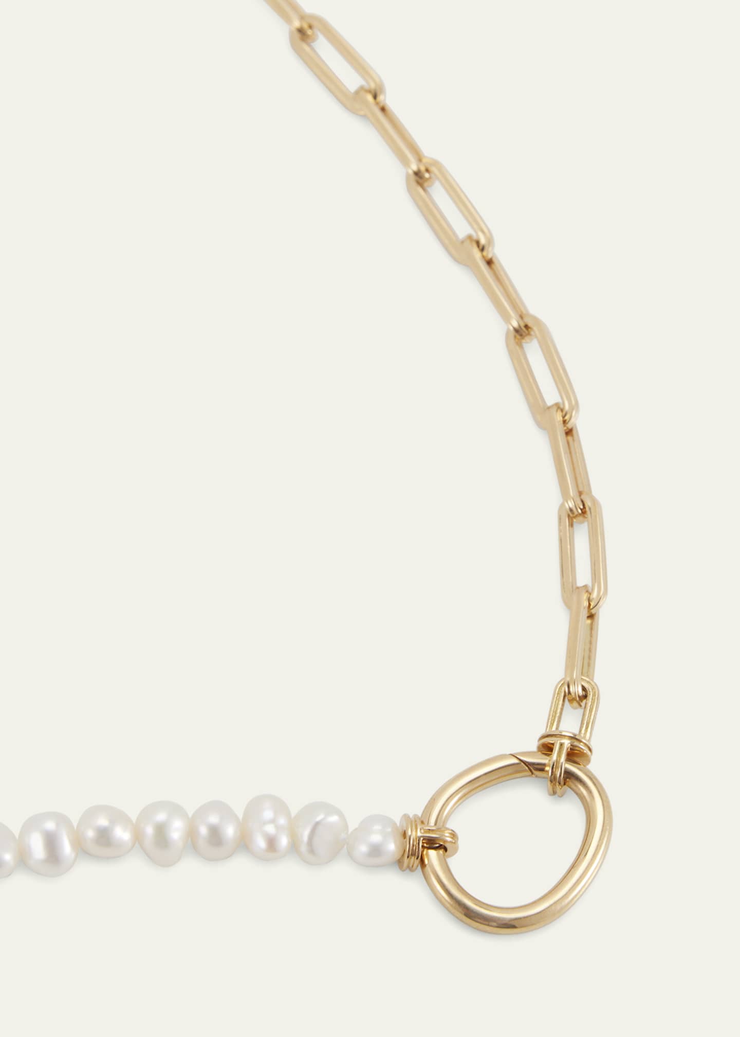 Mellerio 18K Yellow Gold Lien Perles Necklace with 50 Freshwater Pearls Image 4 of 5