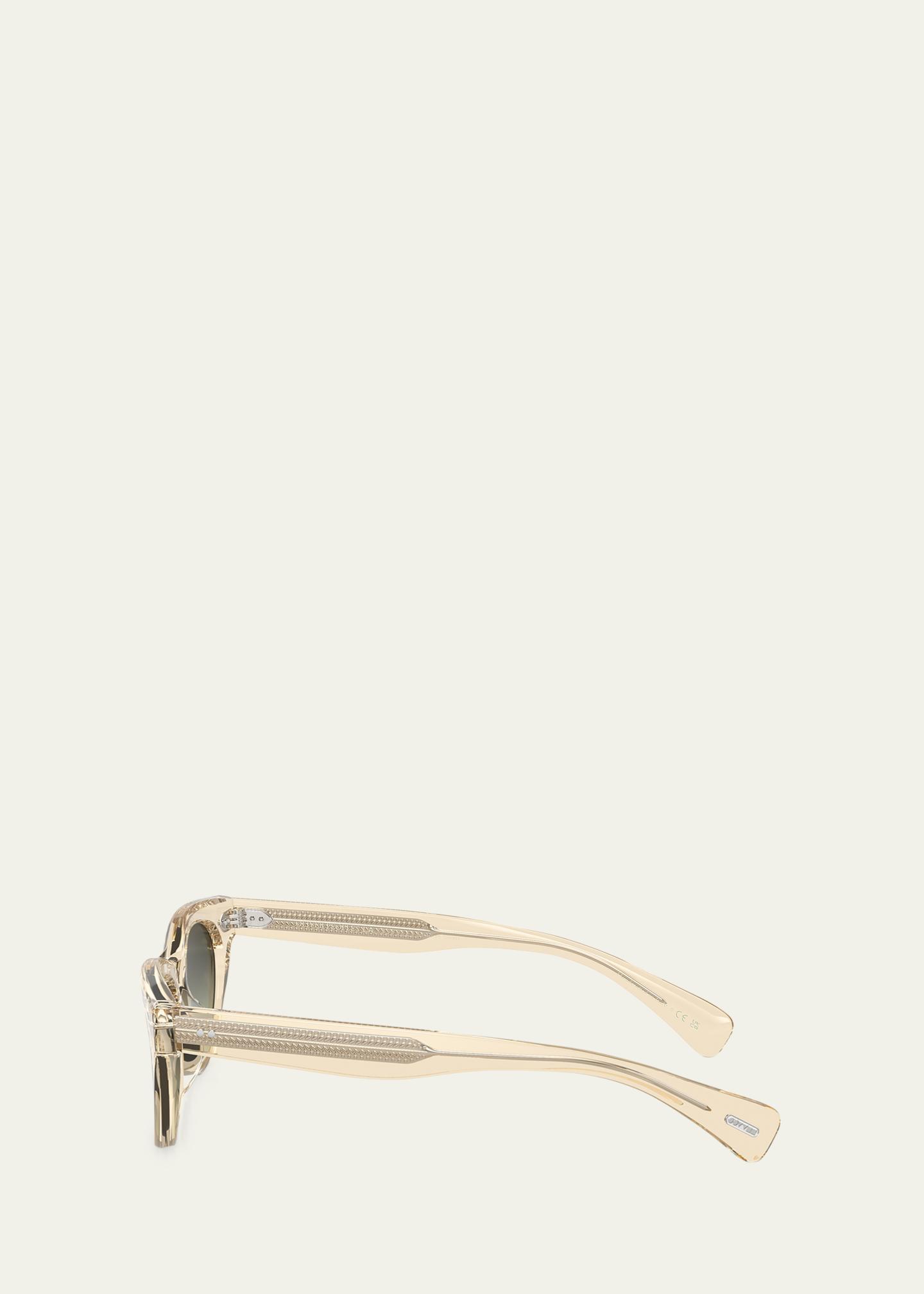 Oliver Peoples Avelin Gradient Acetate Butterfly Sunglasses - Bergdorf ...
