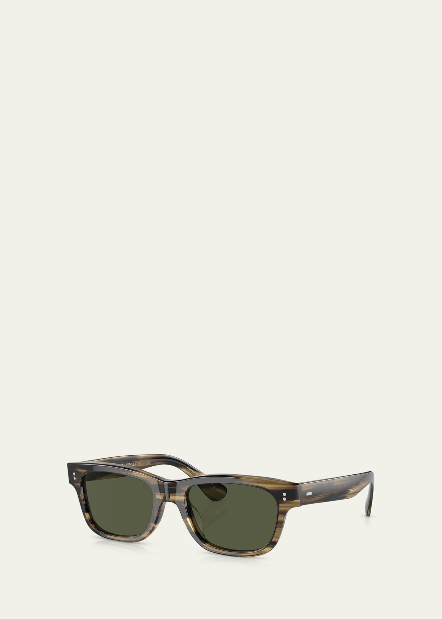 Oliver Peoples Men's Rosson Sun Acetate Rectangle Sunglasses