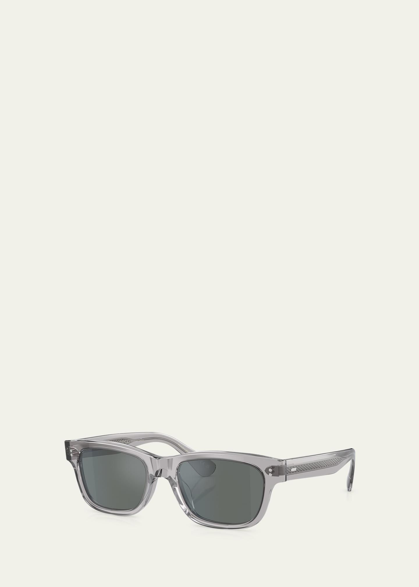 Oliver Peoples Men's Rosson Sun Acetate Rectangle Sunglasses - Bergdorf Goodman