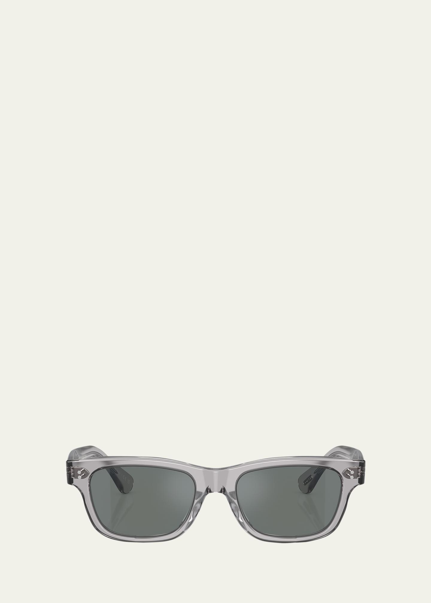 Oliver Peoples Men's Rosson Sun Acetate Rectangle Sunglasses