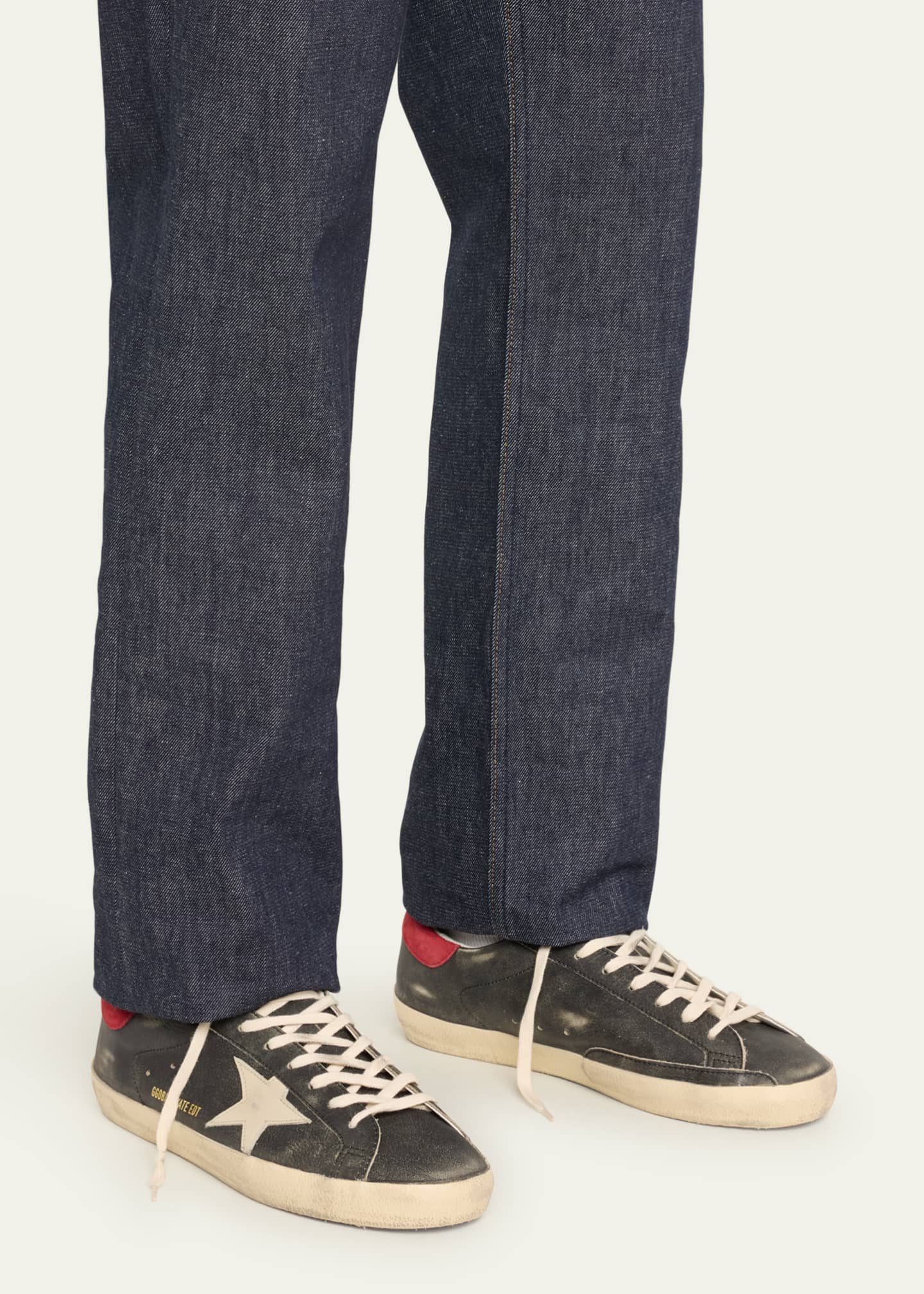Golden Goose Men's Superstar Leather Low-Top Sneakers Image 3 of 5