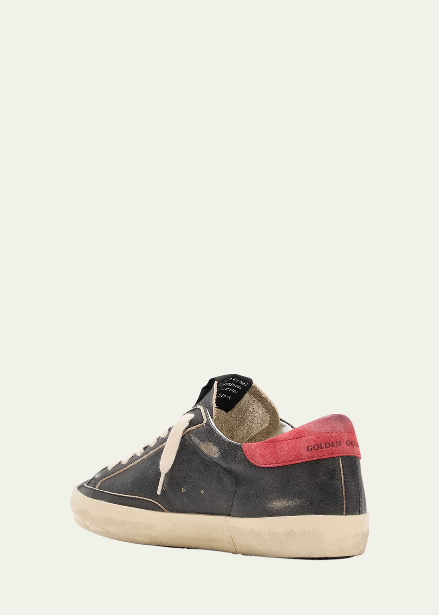 Golden Goose Men's Superstar Leather Low-Top Sneakers Image 4 of 5