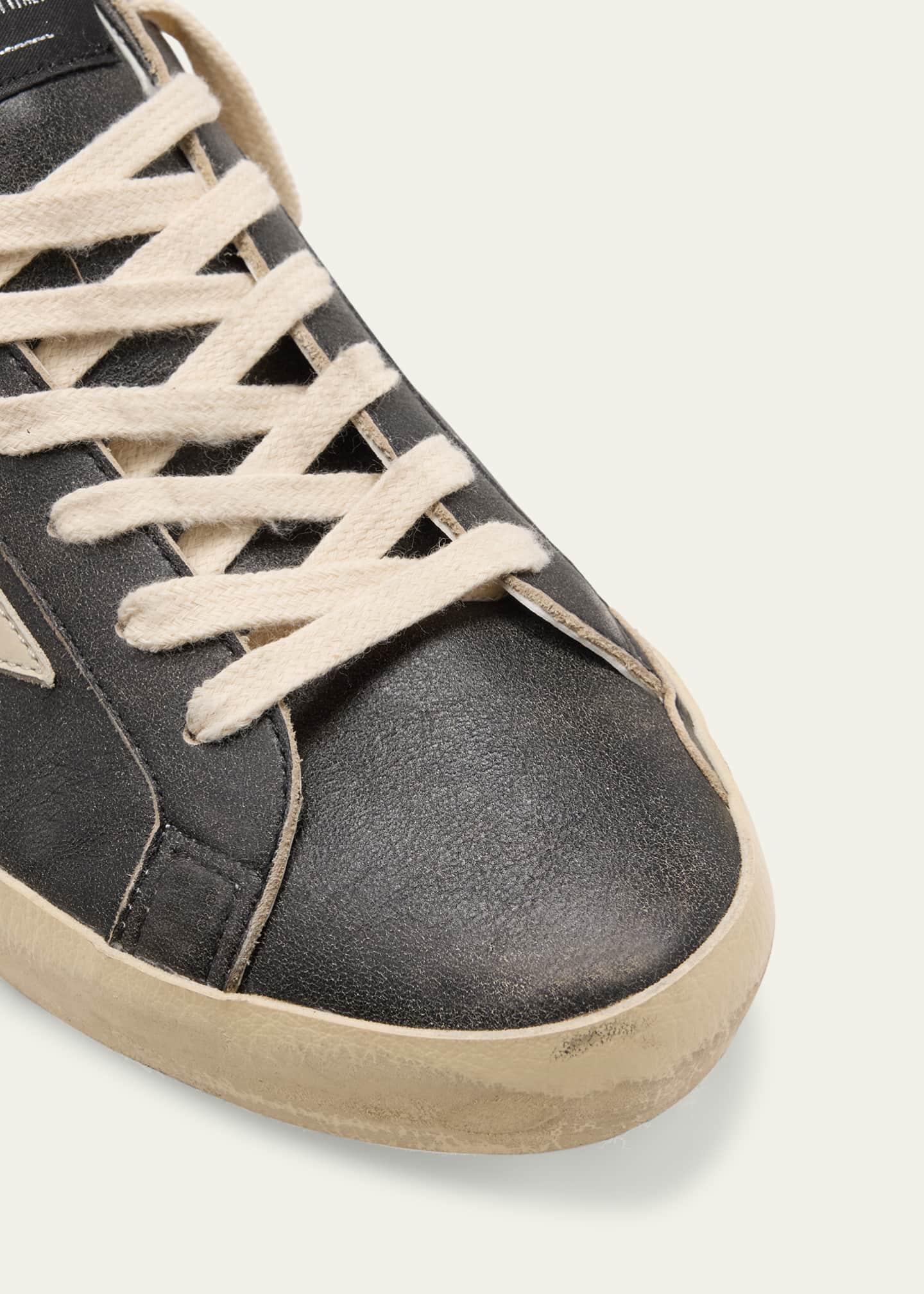Golden Goose Men's Superstar Leather Low-Top Sneakers Image 5 of 5