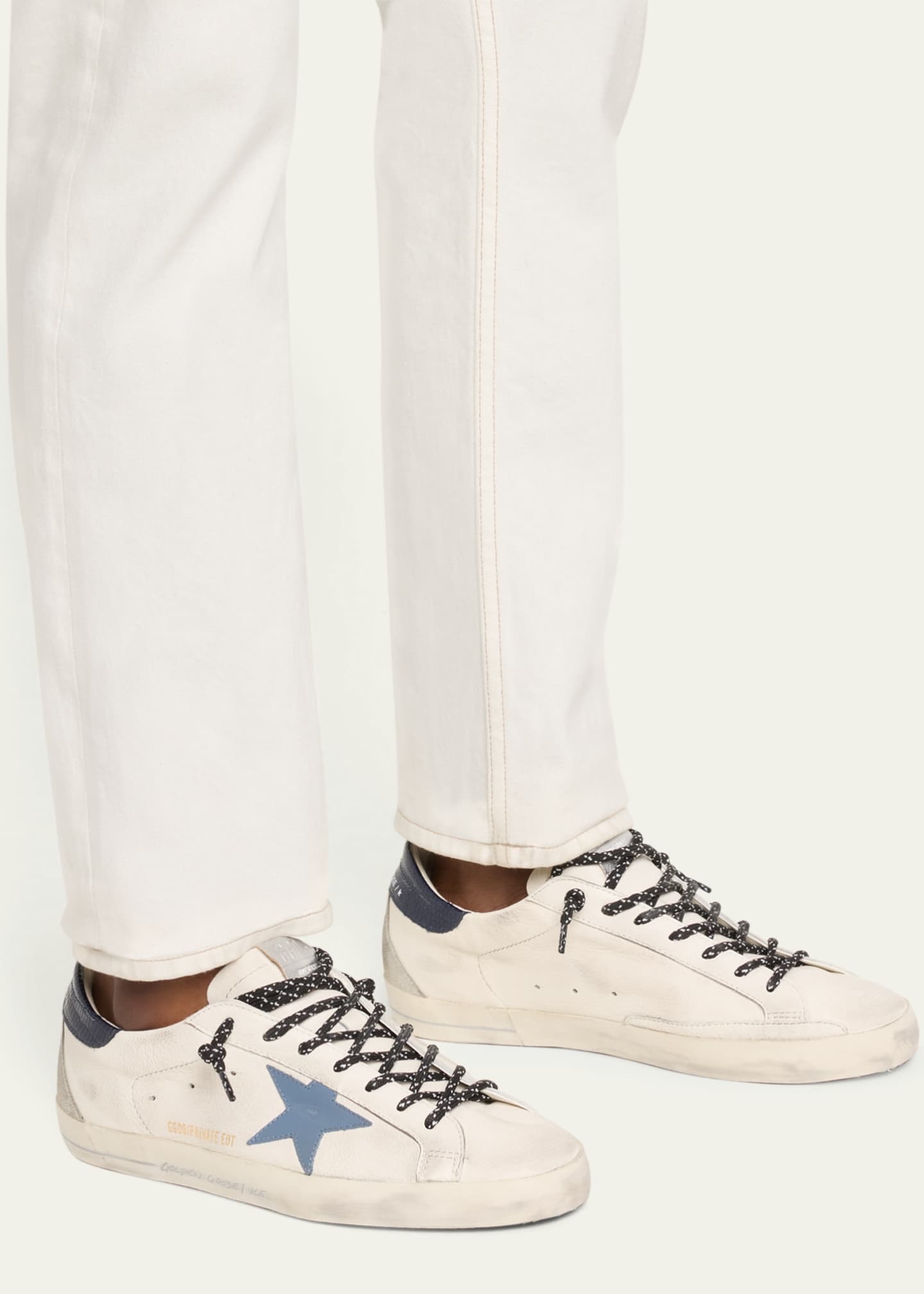 Golden Goose Men's Superstar Leather Low-Top Sneakers Image 2 of 5