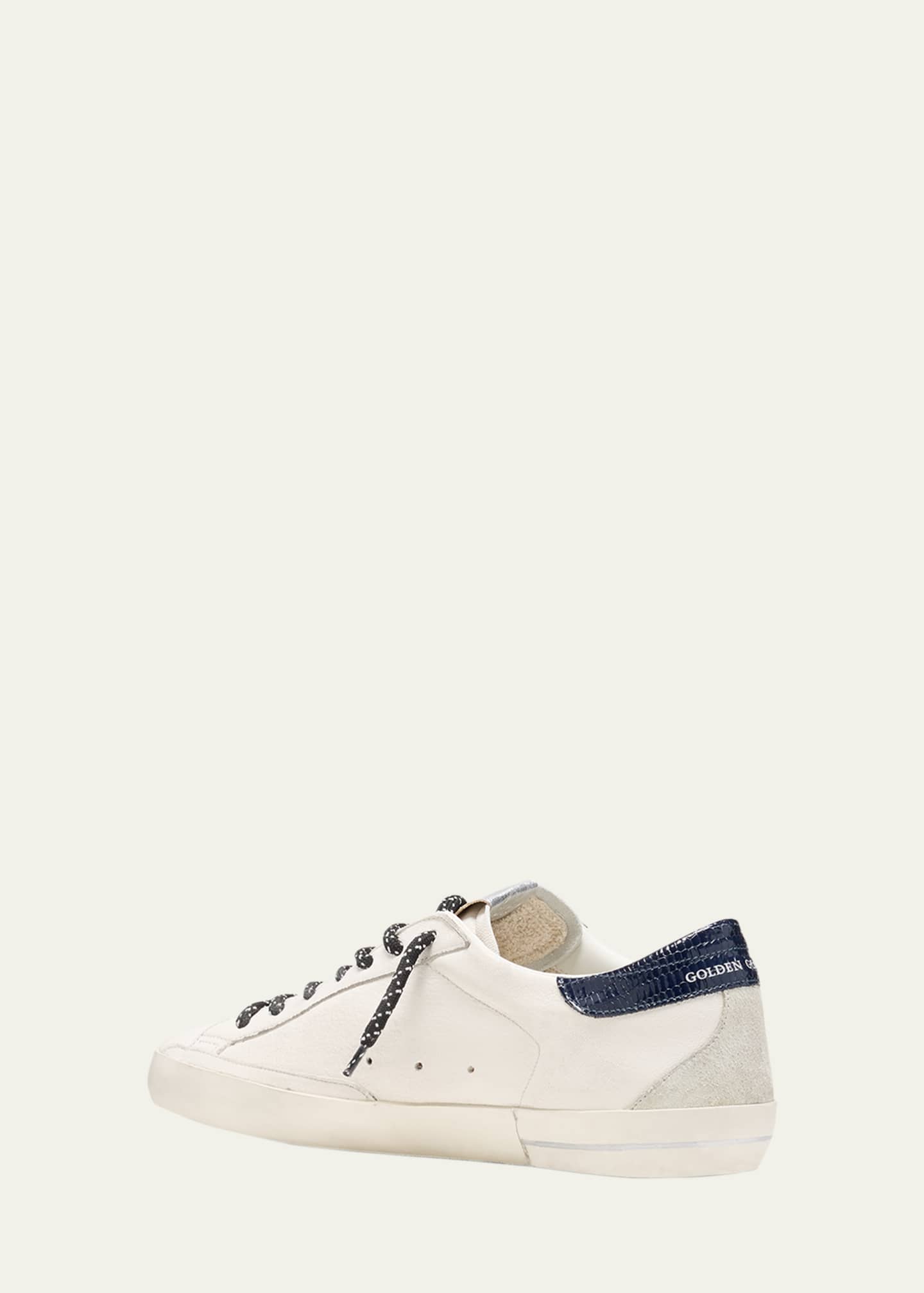 Golden Goose Men's Superstar Leather Low-Top Sneakers Image 4 of 5