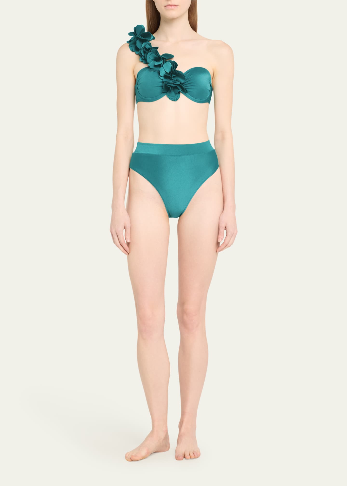 PatBO High-Leg Bikini Bottoms Image 2 of 4