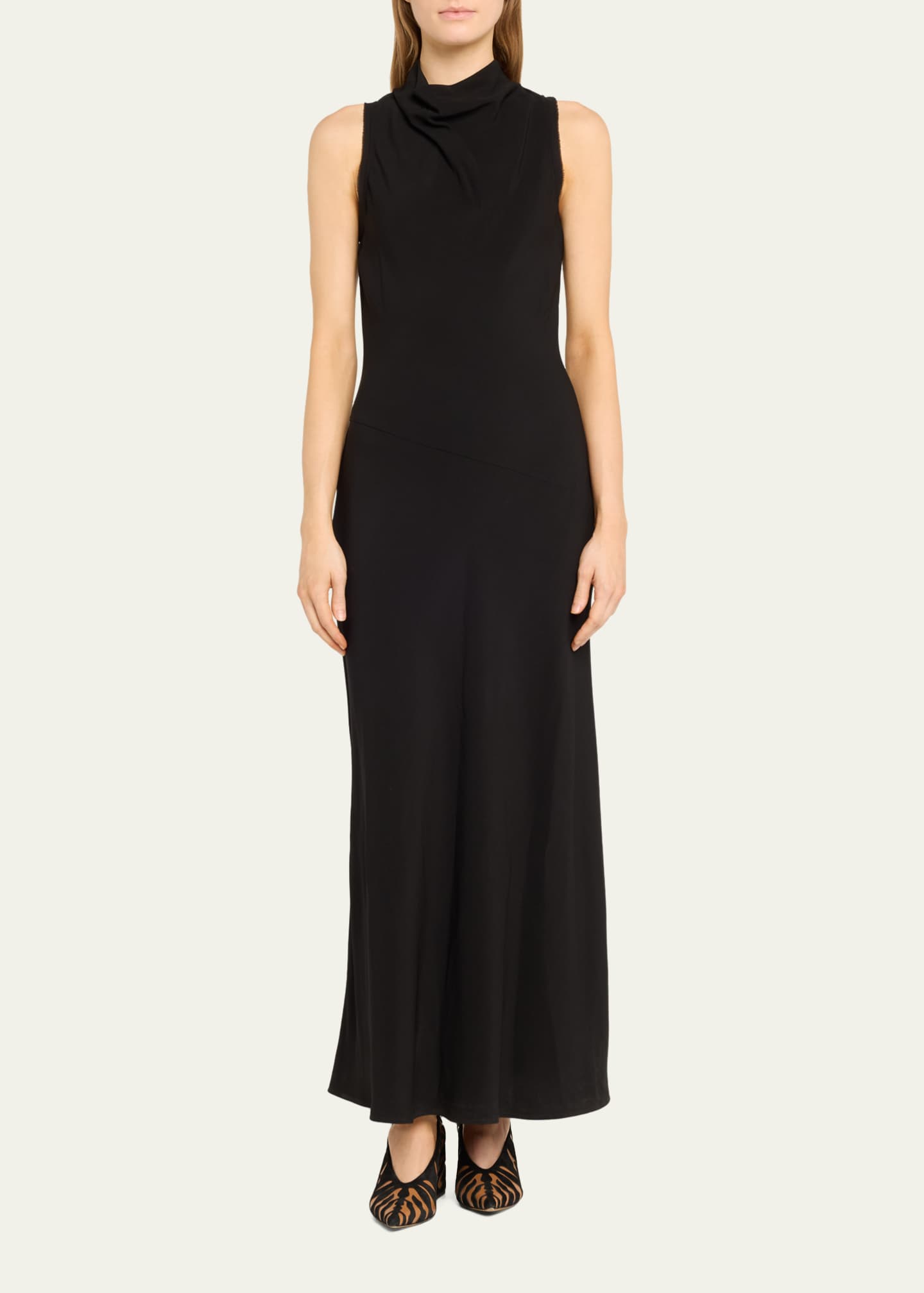 Ulla Johnson Kalena Cowl-Neck Dress Image 2 of 5