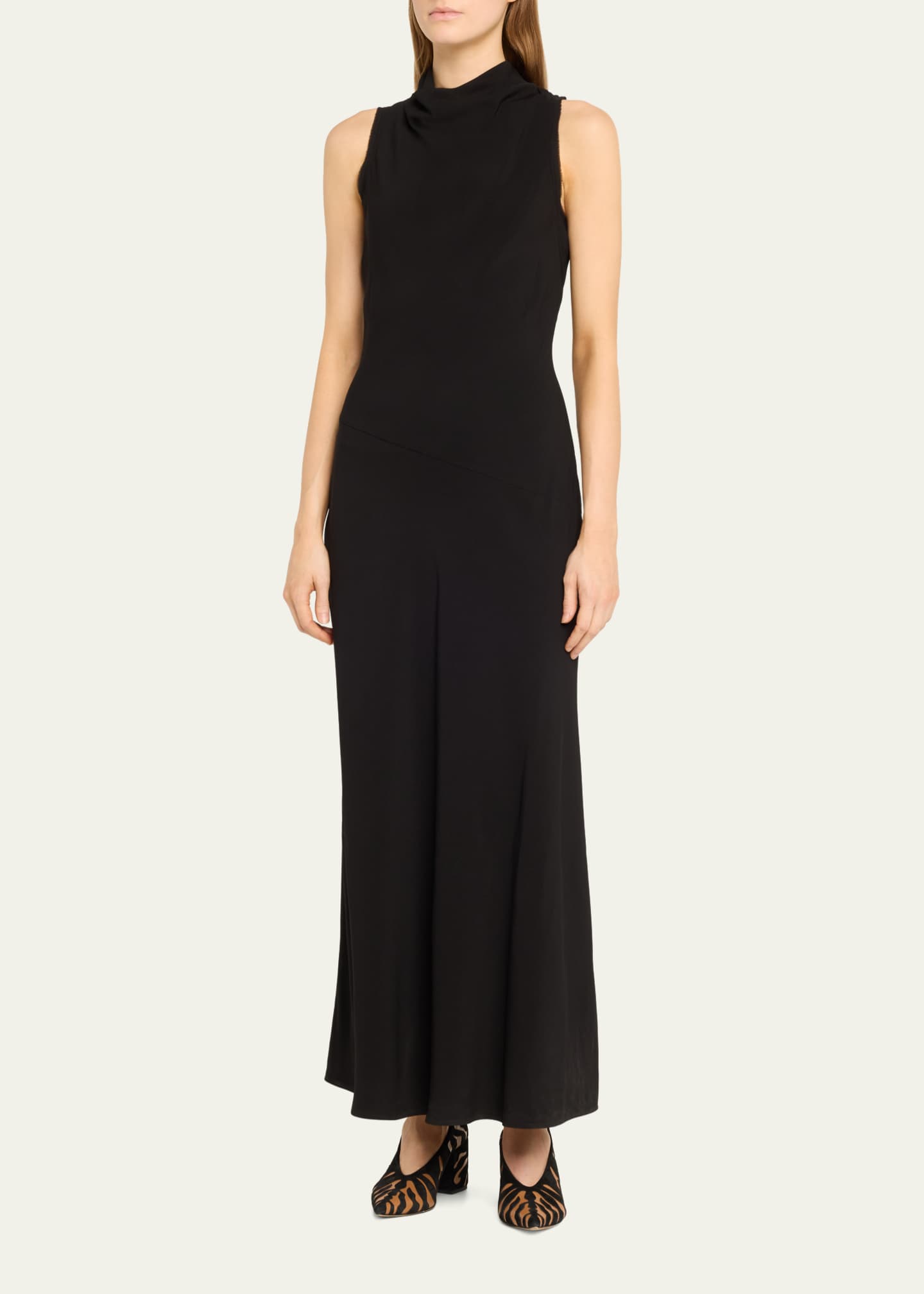 Ulla Johnson Kalena Cowl-Neck Dress Image 4 of 5