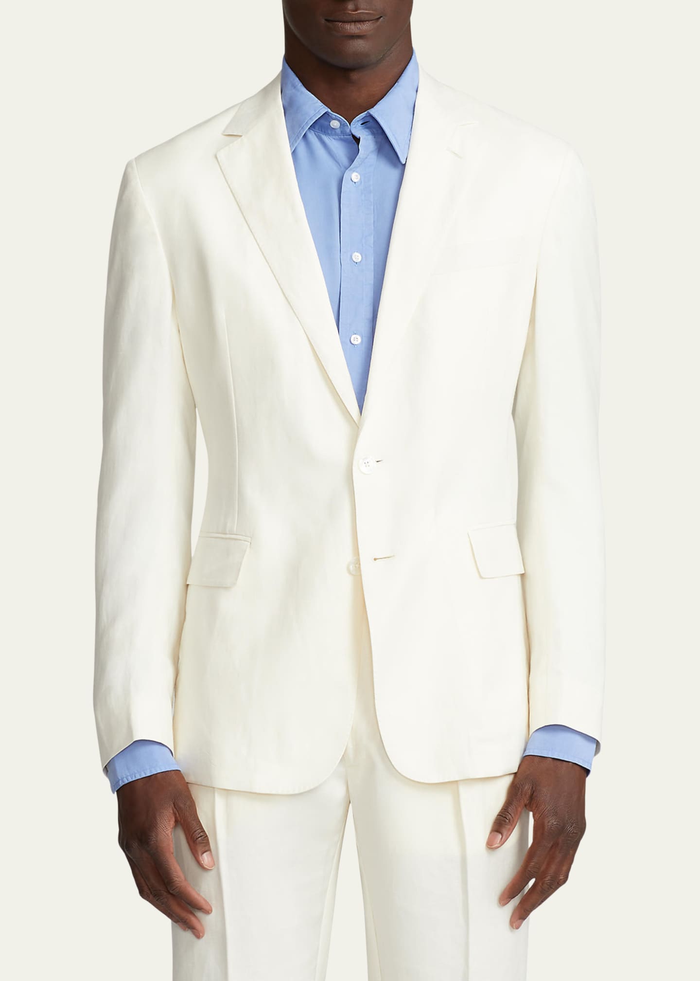 Ralph Lauren Purple Label Men's Haldey Silk and Line Single-Breasted Dinner Jacket Image 4 of 5