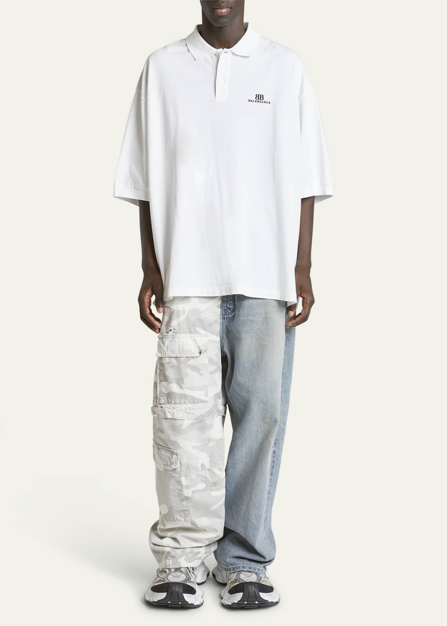 Balenciaga oversized polo sale
