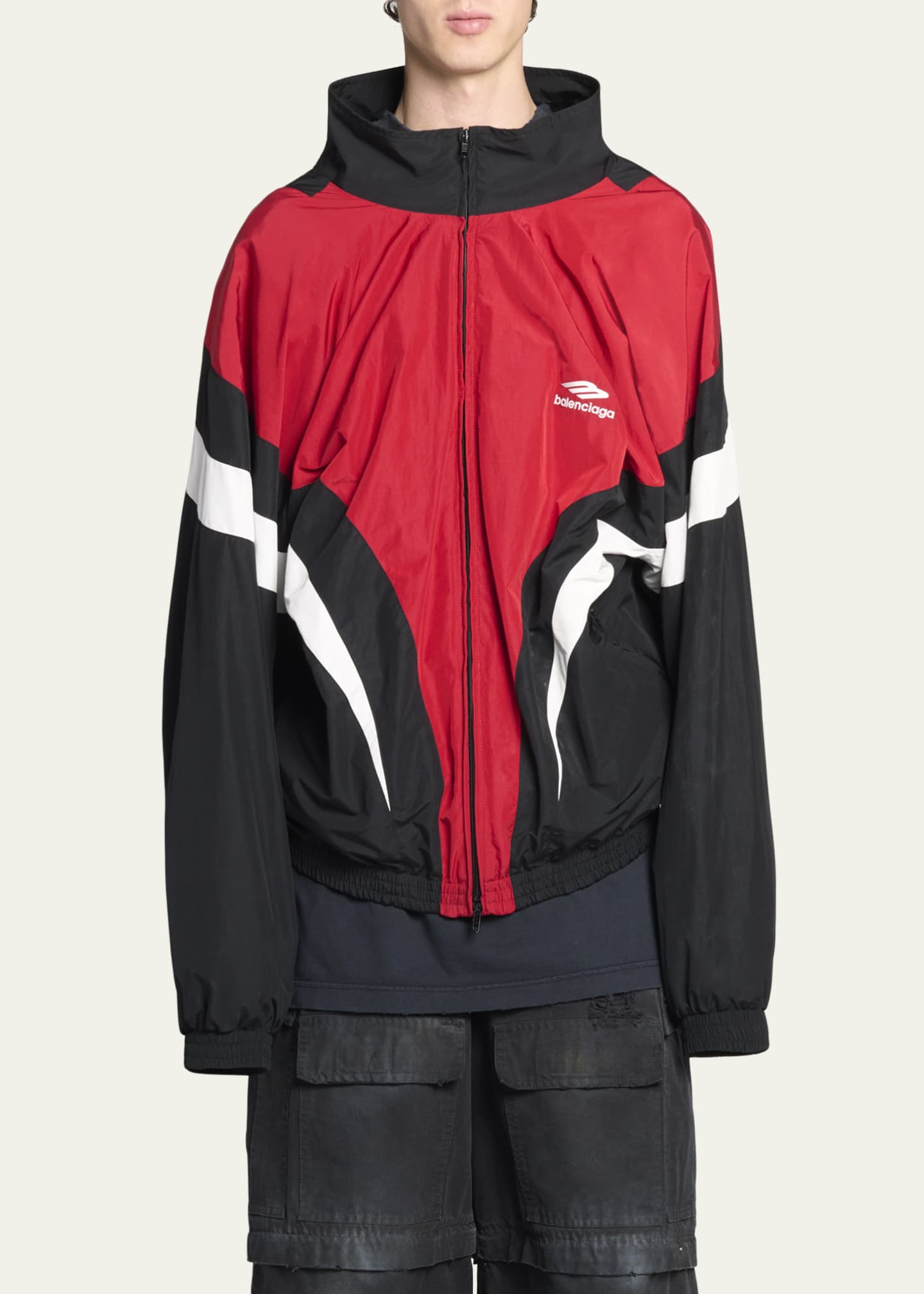 Balenciaga Men's Oversized Tracksuit Jacket Image 4 of 5