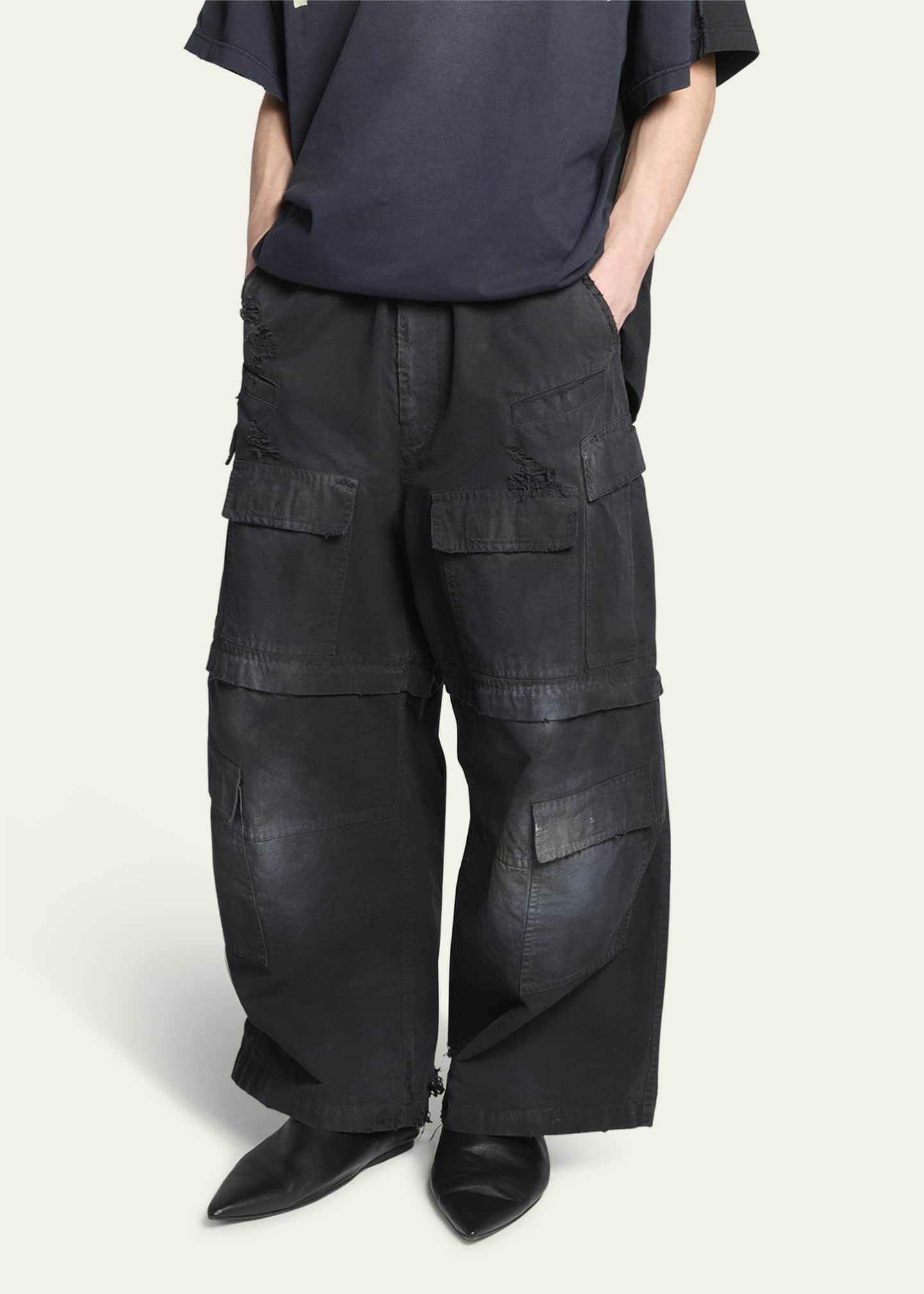 贅沢屋の Balenciaga Men's Large Cargo Pants - Bergdorf Goodman パンツ