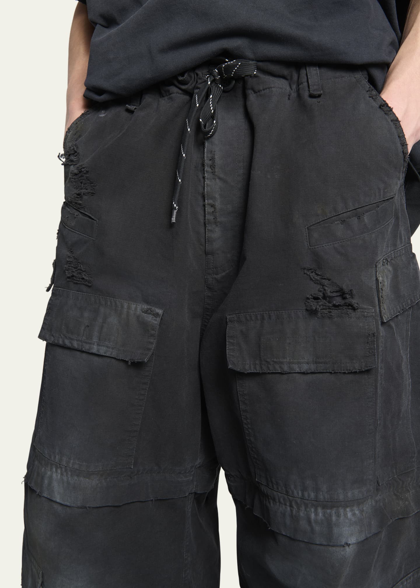 Balenciaga Men's Large Cargo Pants - Bergdorf Goodman Balenciaga Men's Large Cargo Pants - Bergdorf Goodman