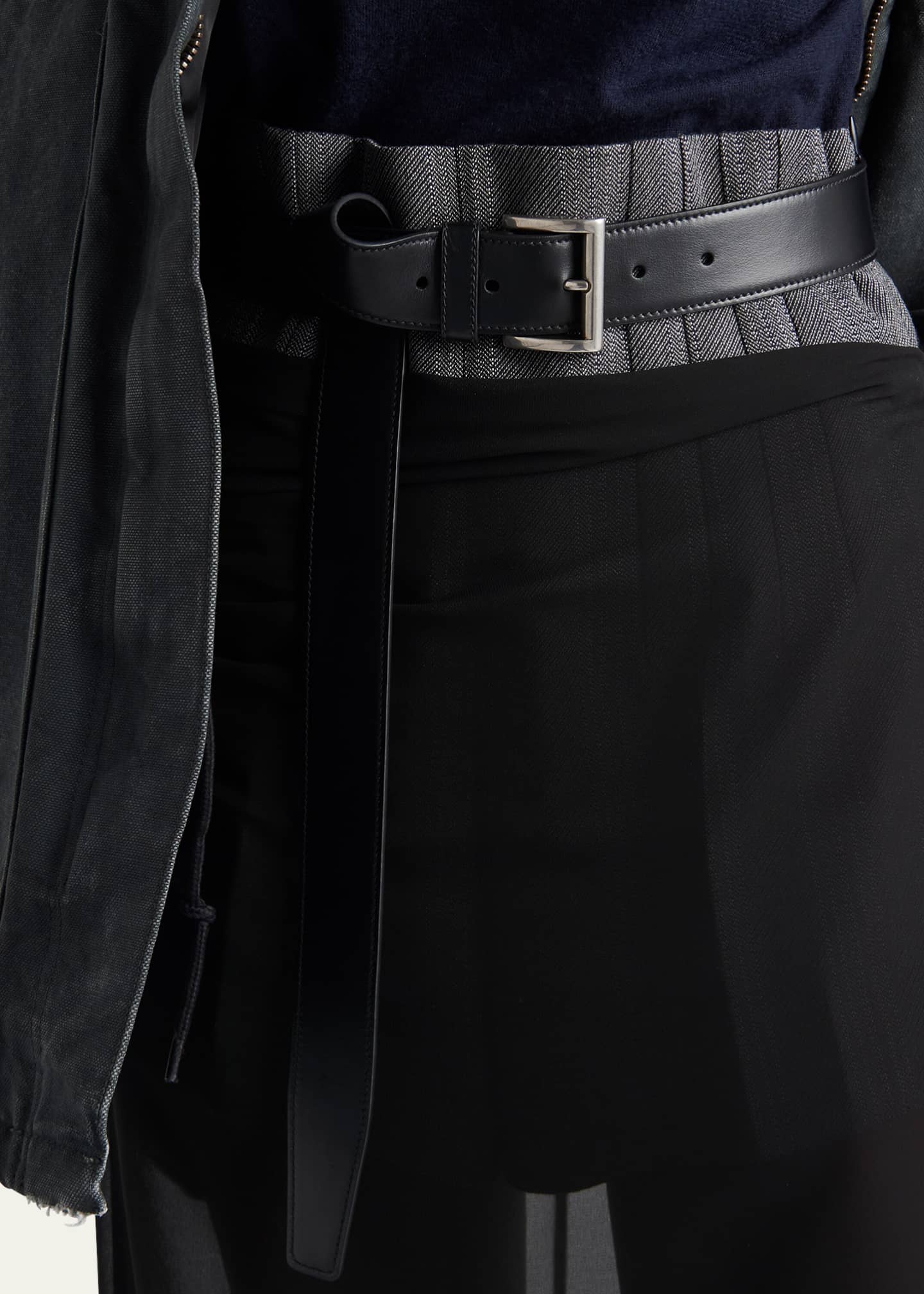 Prada Georgette Midi Skirt Image 5 of 5