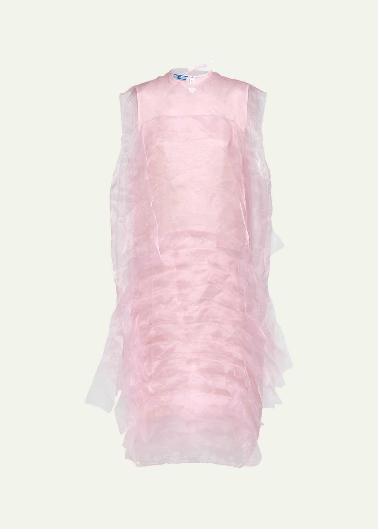 Prada Sleeveless Technical Voile Dress Image 1 of 3