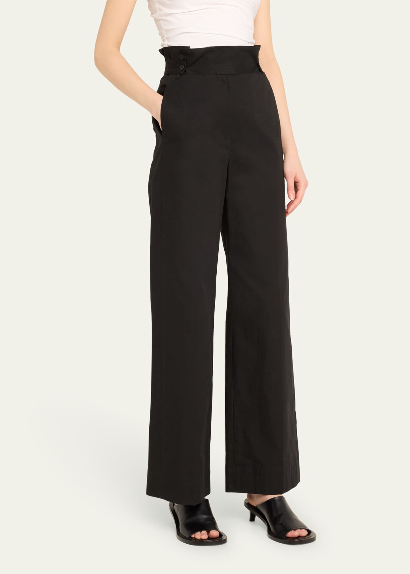 3.1 Phillip Lim WideLeg Trousers with Side Tabs Bergdorf Goodman