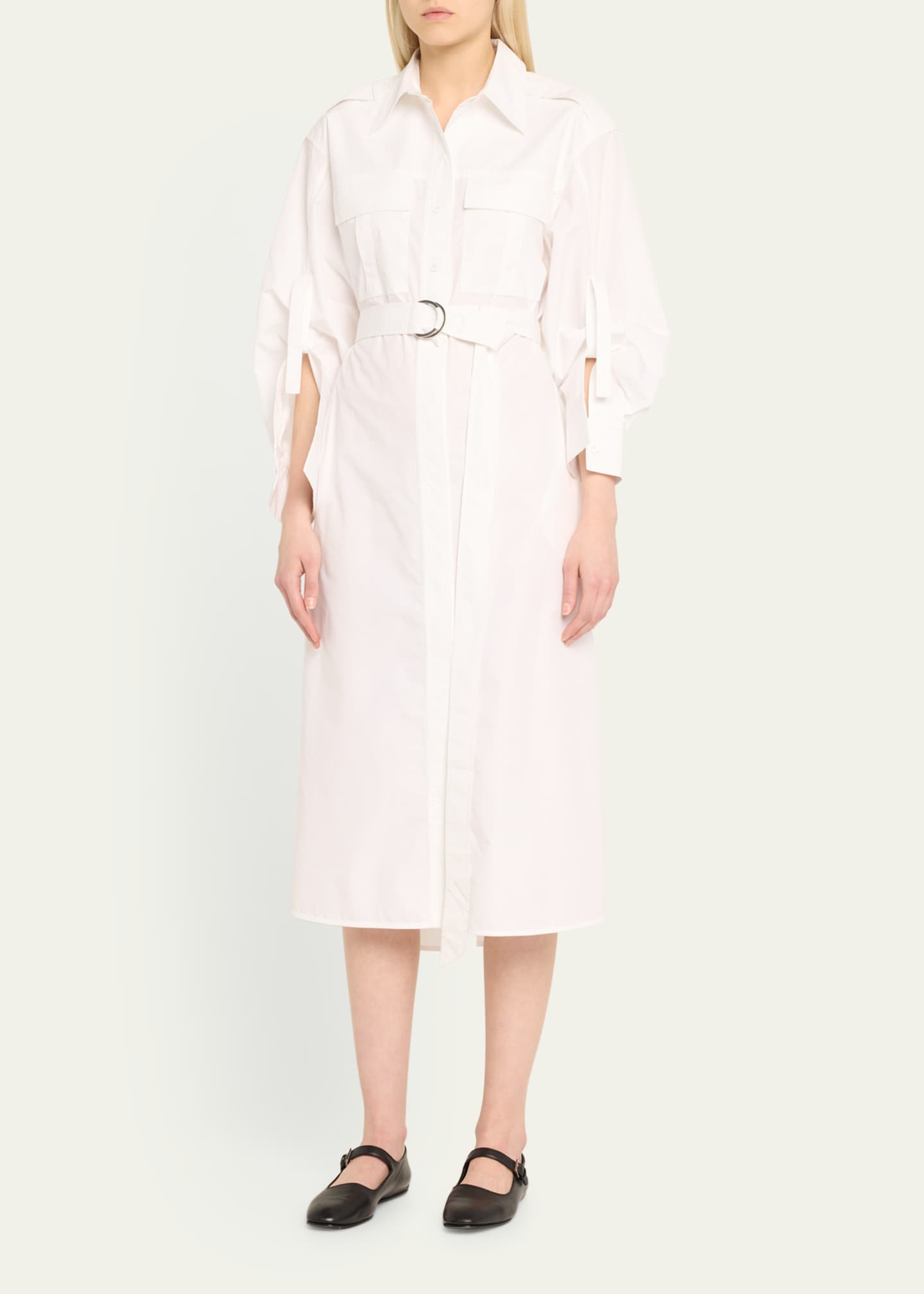 3.1 Phillip Lim Belted Shirtdress Image 4 of 5