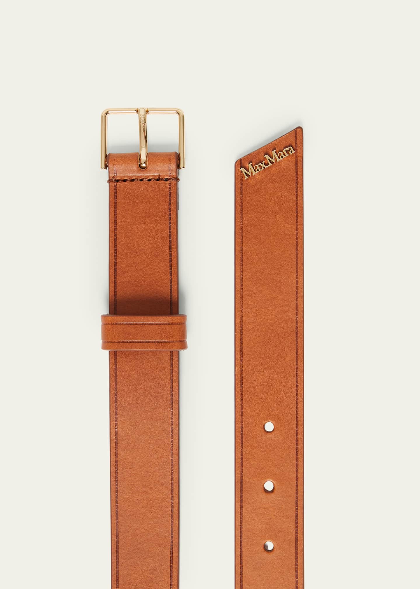 Max Mara Wavenlea Leather Belt Image 2 of 2