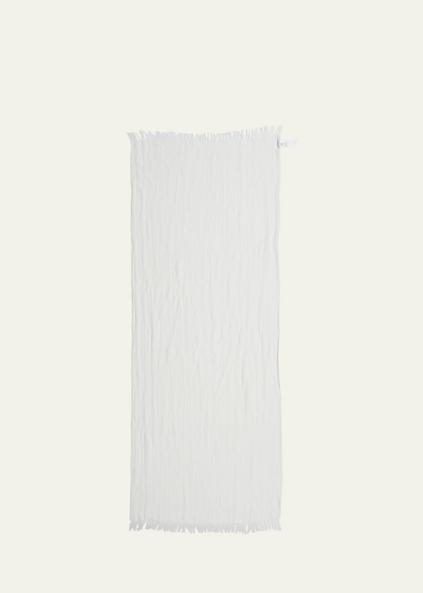 Max Mara Tonal Fringe Flax Scarf Image 1 of 3