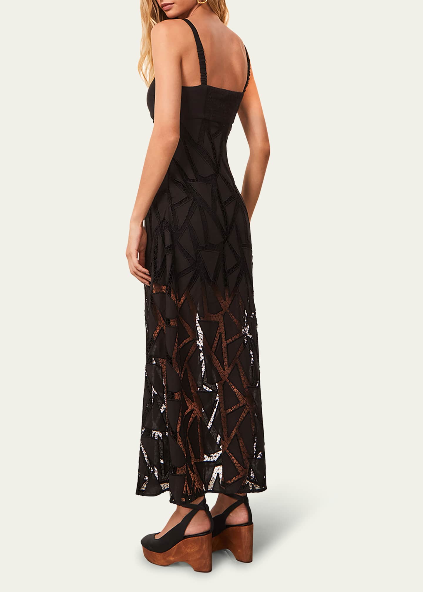 Vix Solid Eleni Embroidered Maxi Dress - Bergdorf Goodman