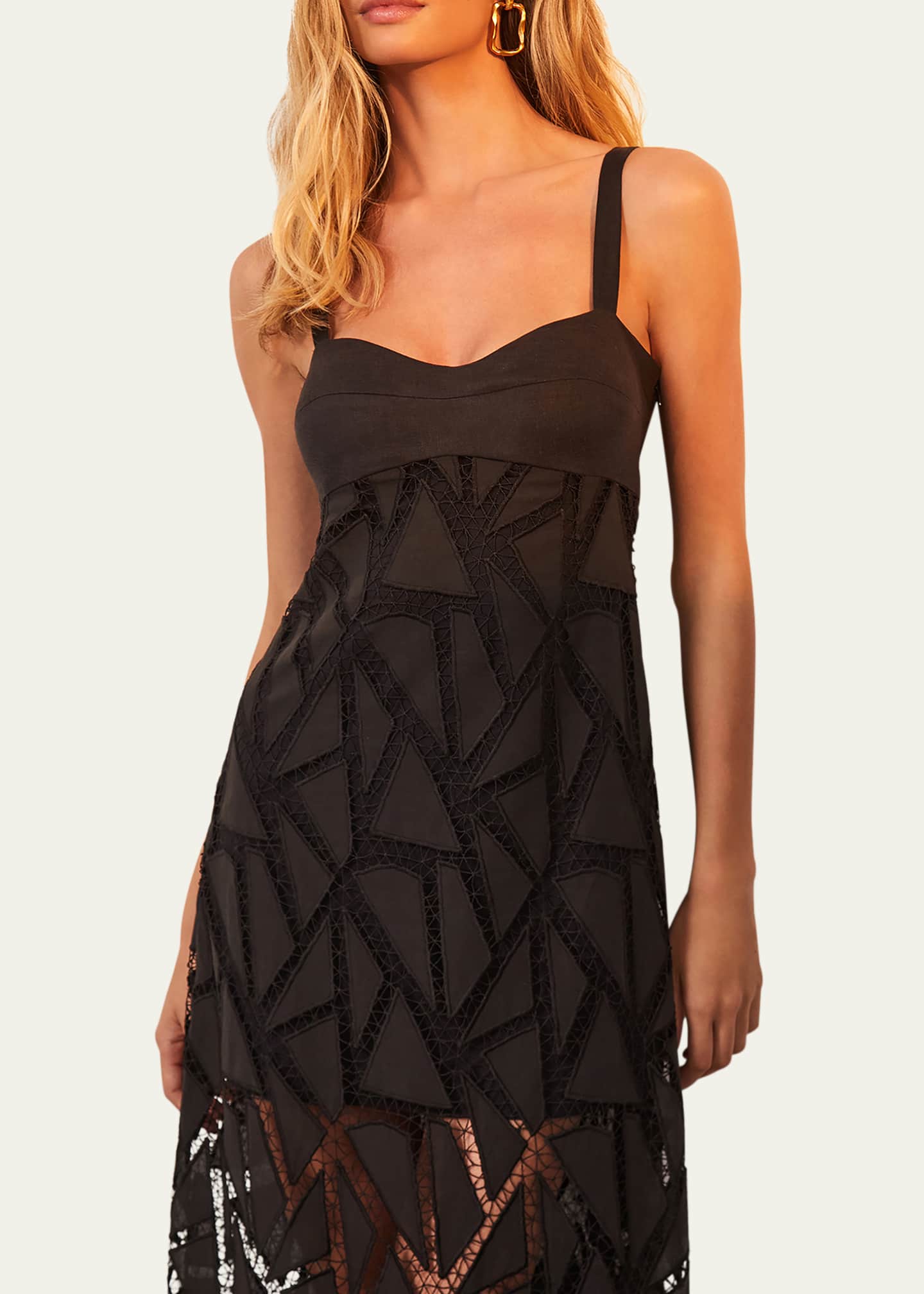 Vix Solid Eleni Embroidered Maxi Dress - Bergdorf Goodman