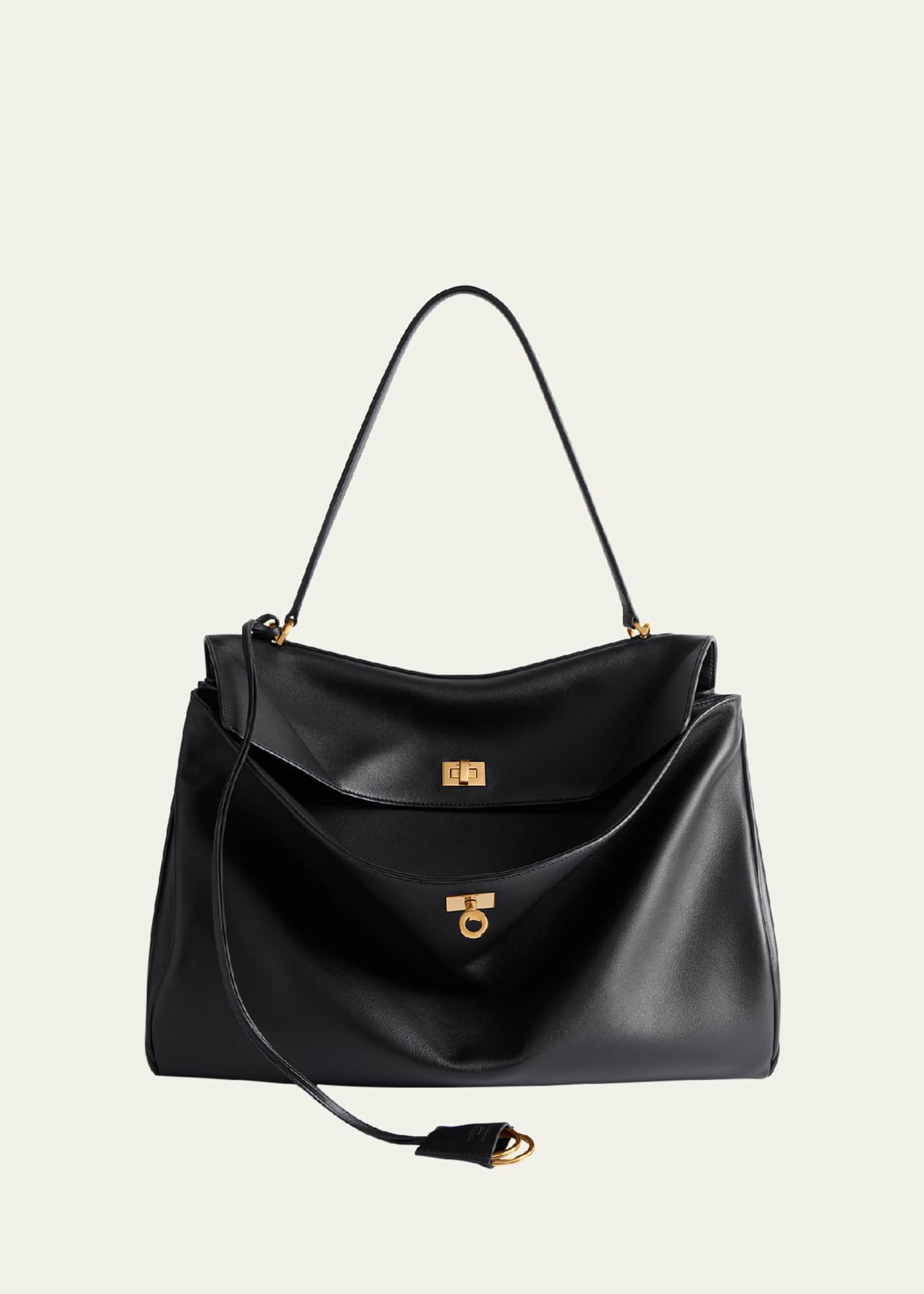 Balenciaga Rodeo Large Leather Top-Handle Bag Image 1 of 4
